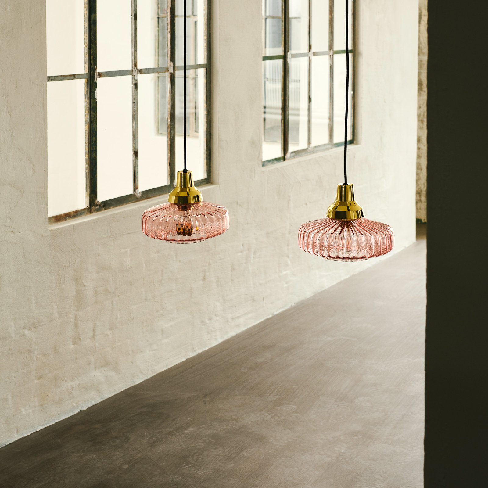 New Wave Optic Hanglamp Rose/Gold - Design By Us