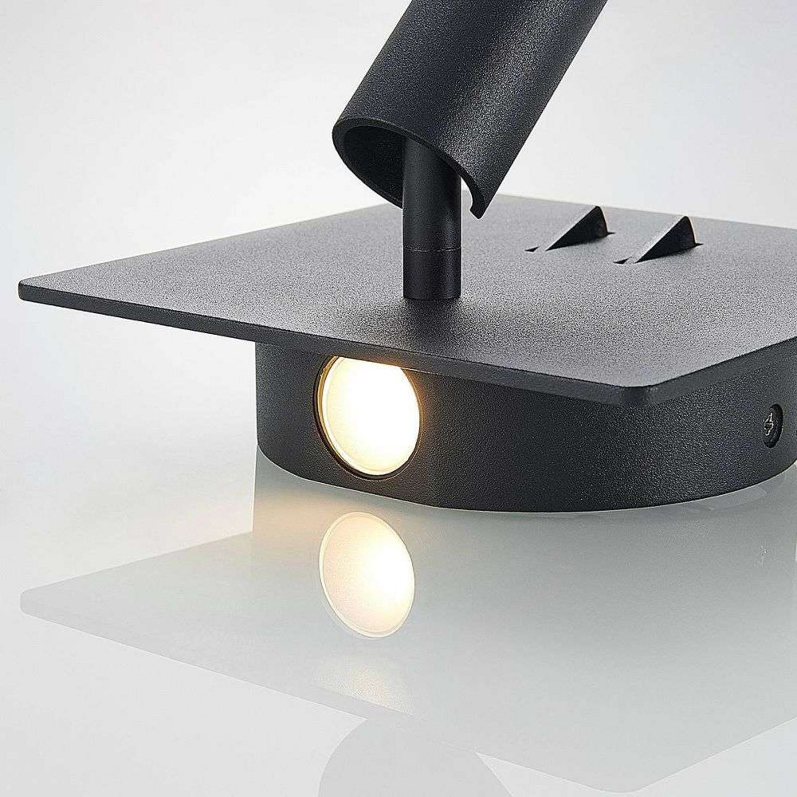 Magya LED 2 Square Aplică de Perete Black - Lucande