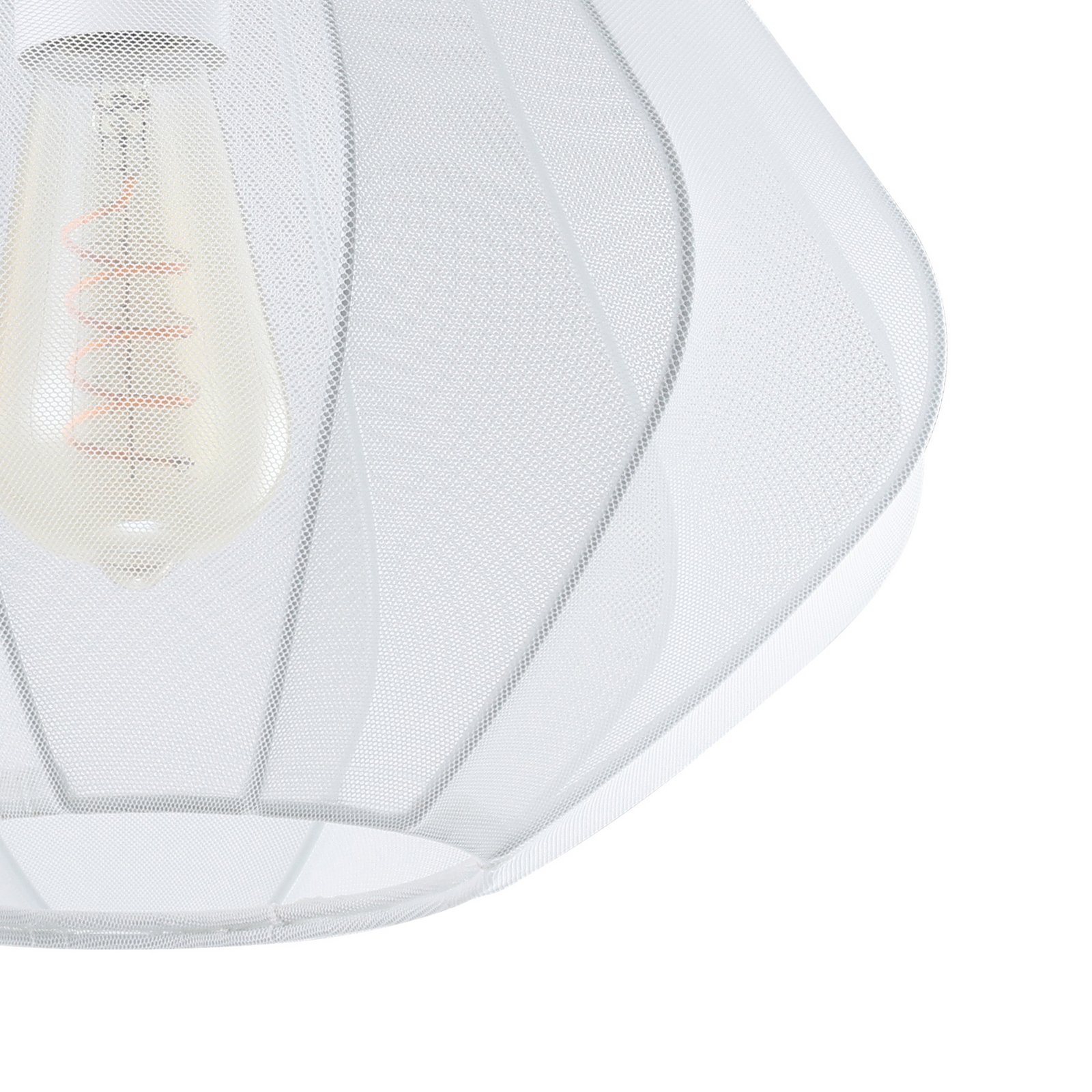 Candeeiro suspenso Dolwen, branco, Ø 33,5 cm