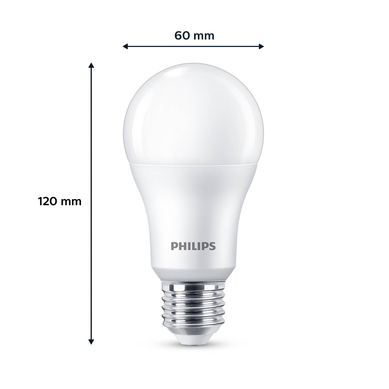 Philips LED E27 13W 1521lm 4 000 K mat 3 szt.