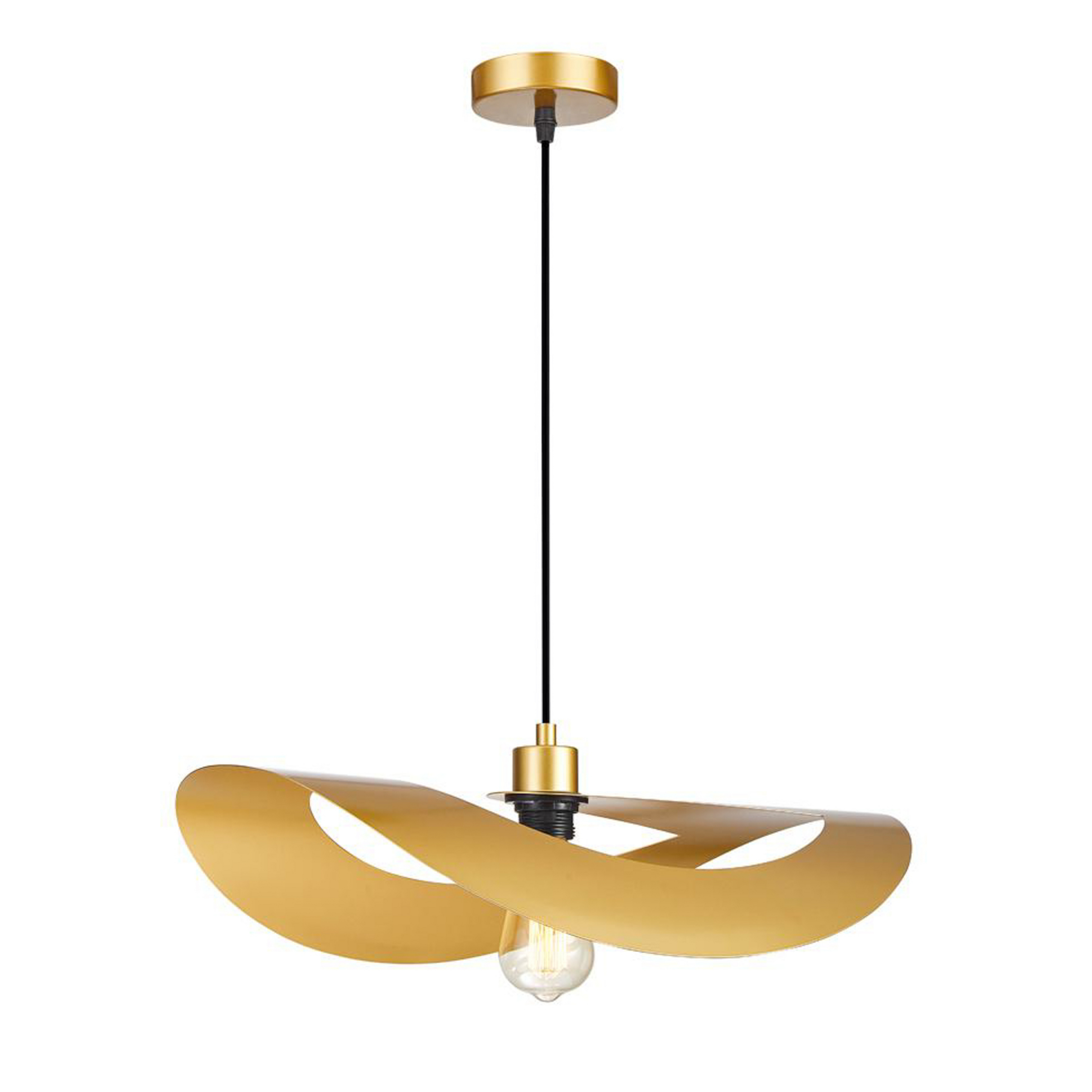 Pakabinama lempa Mas, aukso spalvos, Ø 50 cm, metalas