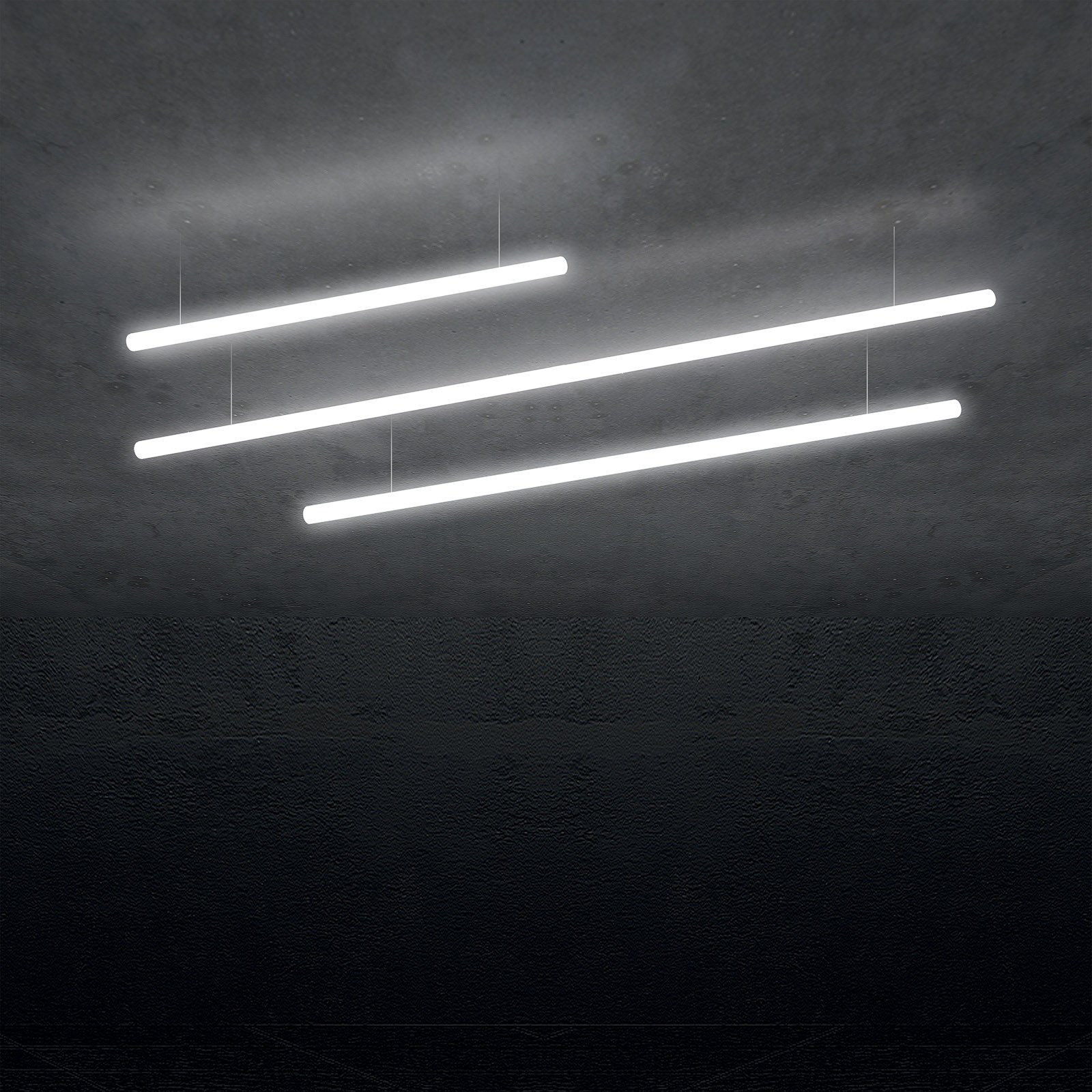 Artemide Alphabet de lumină liniară prin aplicație 240 cm - Camera de zi / sufragerie - design - alb - Plastic