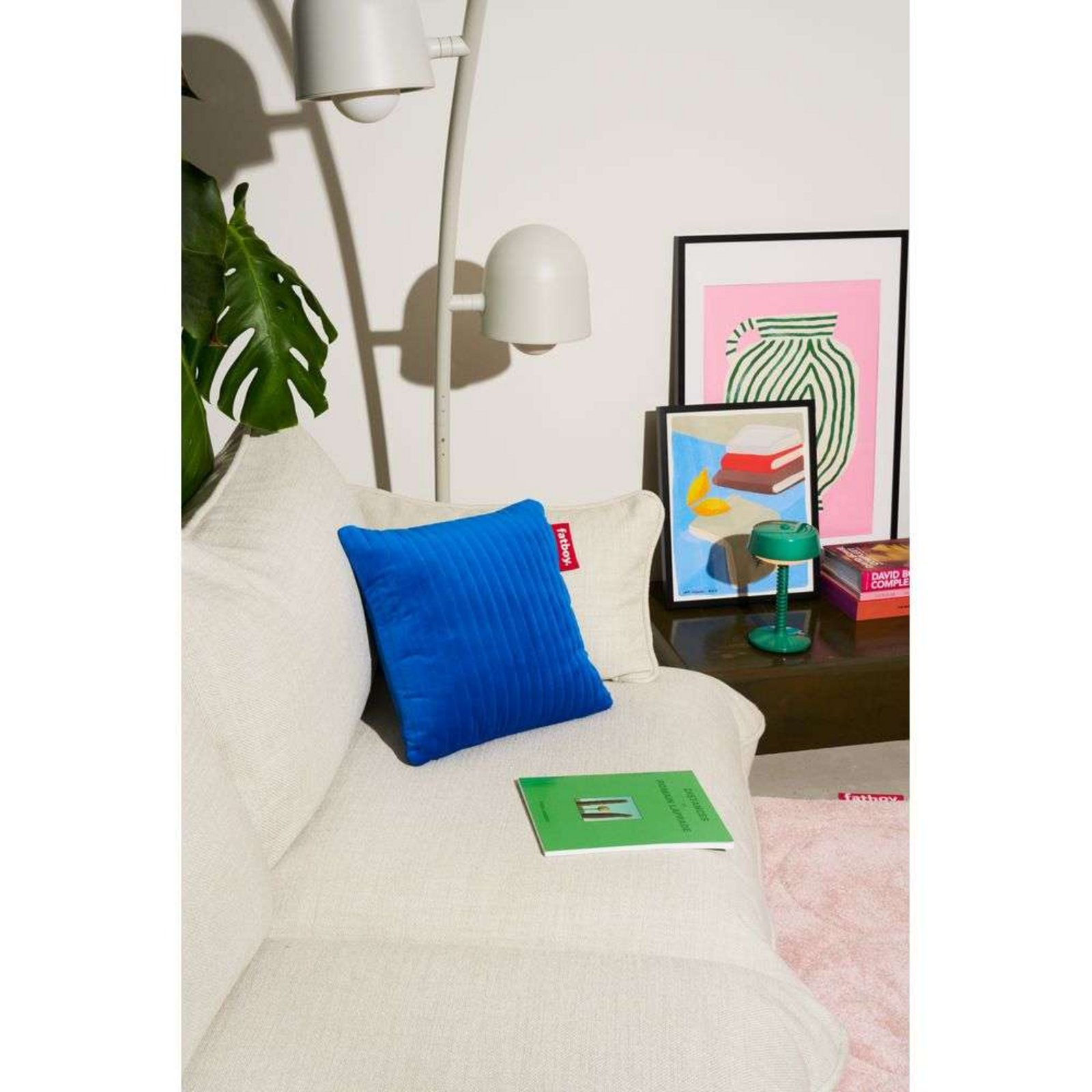 Hotspot Quadro Line Velvet Flash Blue - Fatboy®