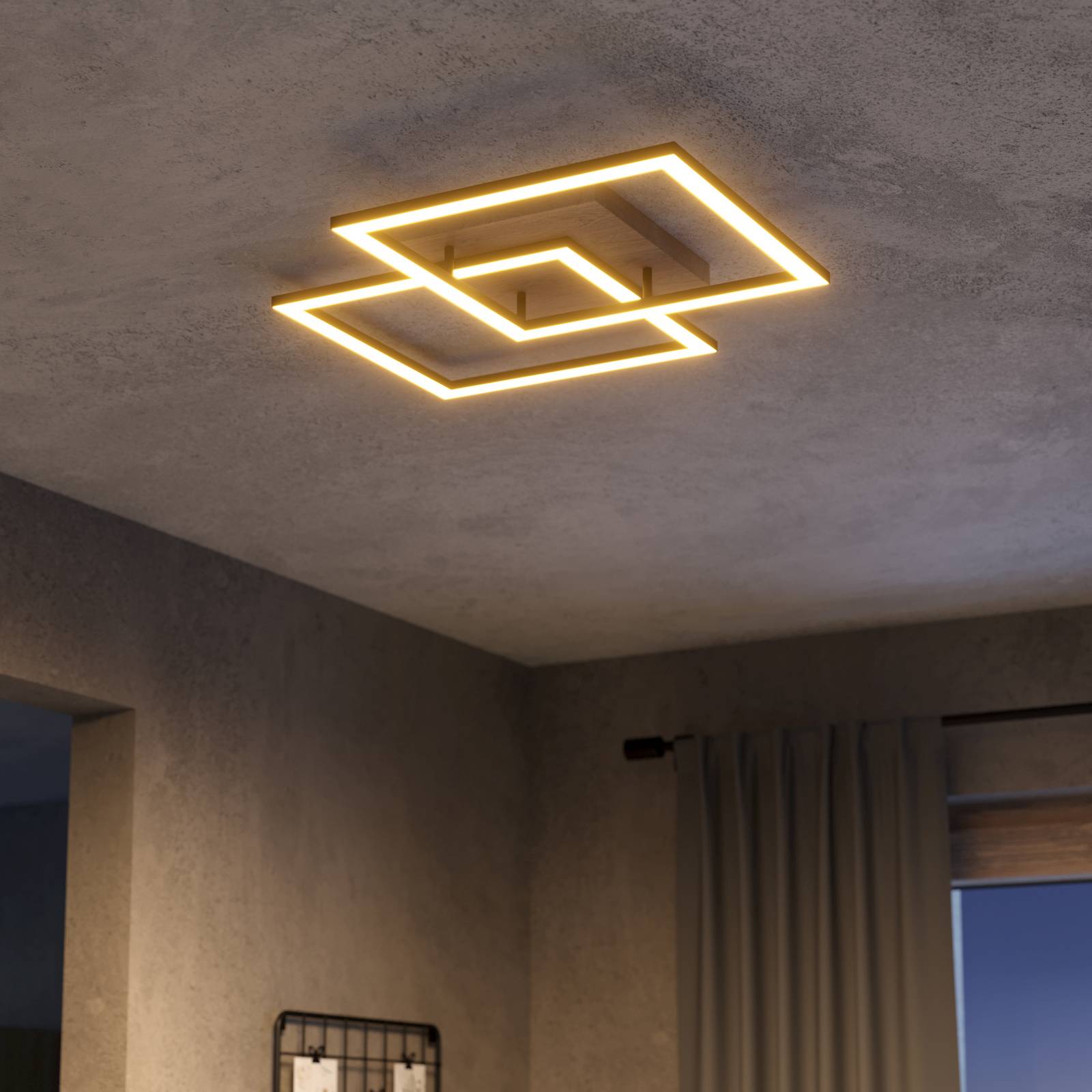 EGLO connect Inteligentna lampa sufitowa LED Lomaltas-Z, 77 cm, 4400 lm