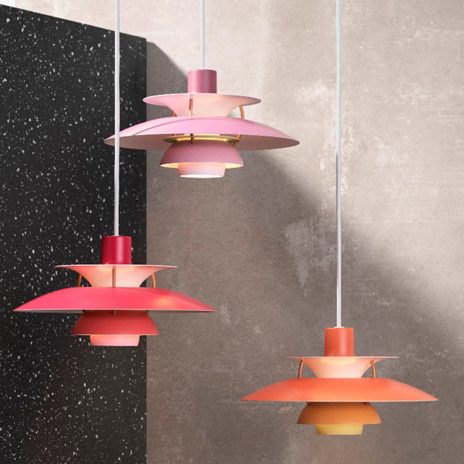 PH 5 Mini Taklampa Red - Louis Poulsen
