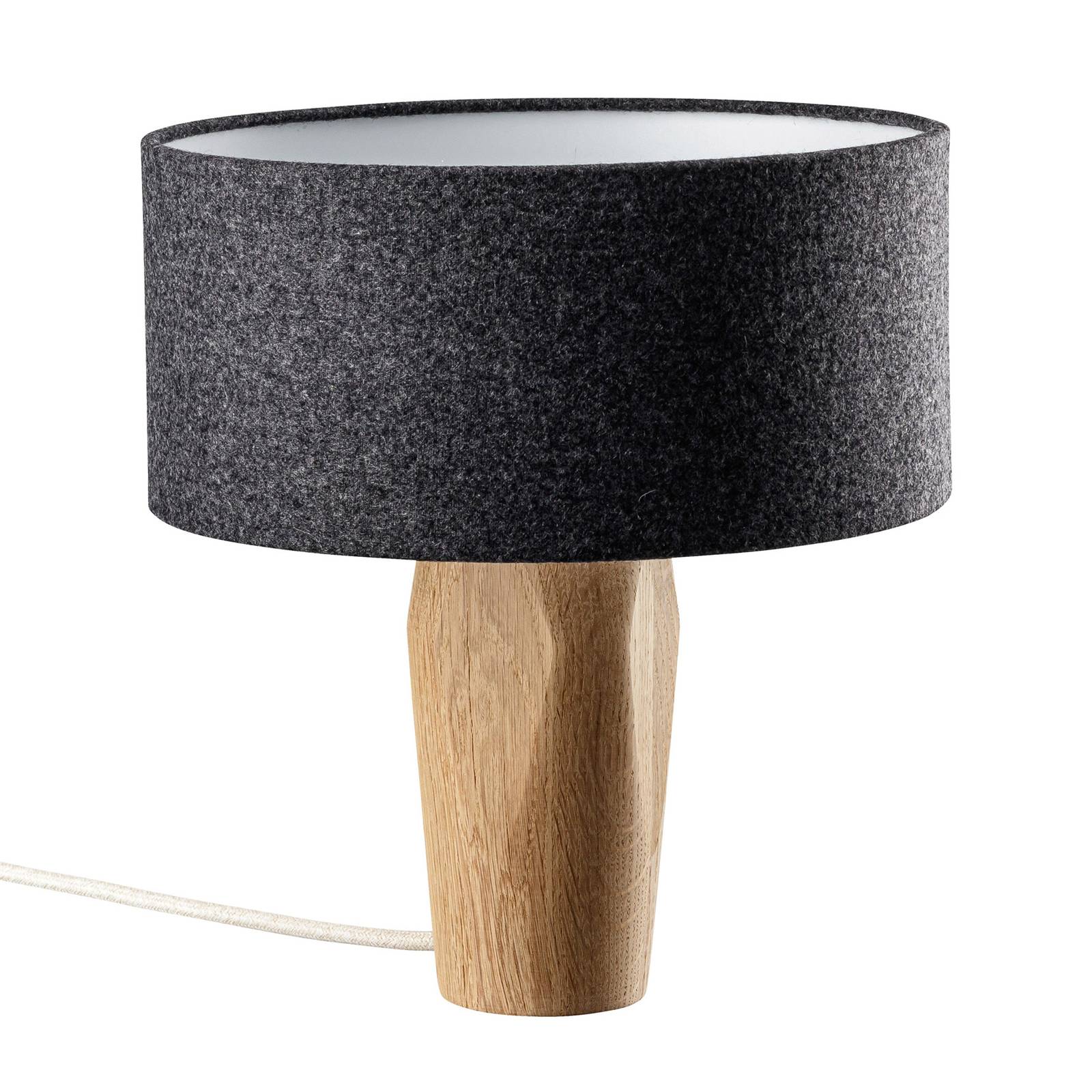 LeuchtNatur Pura bordslampa ek/filt antracit