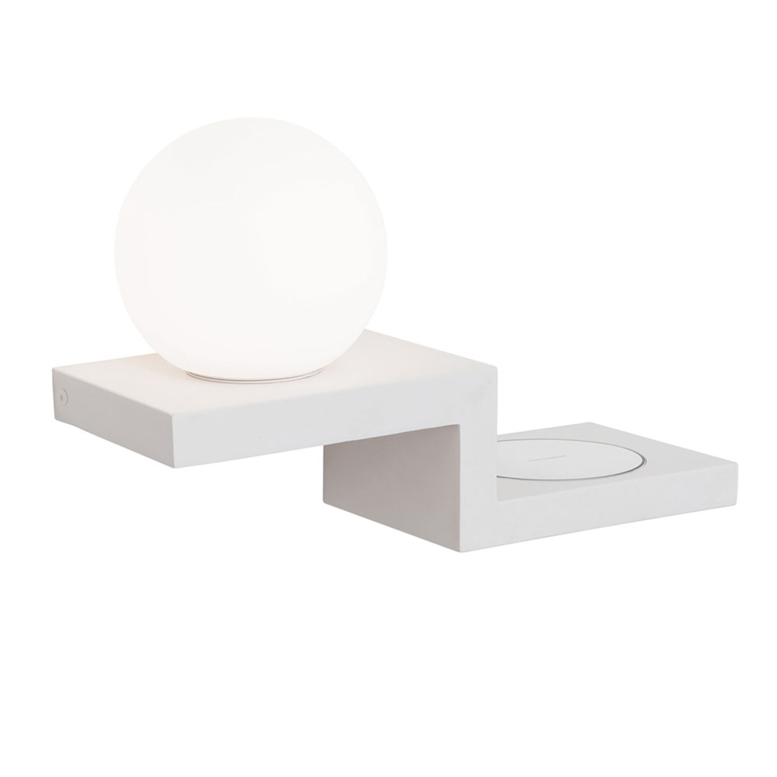 Snowball LED wall light inductive charging surface