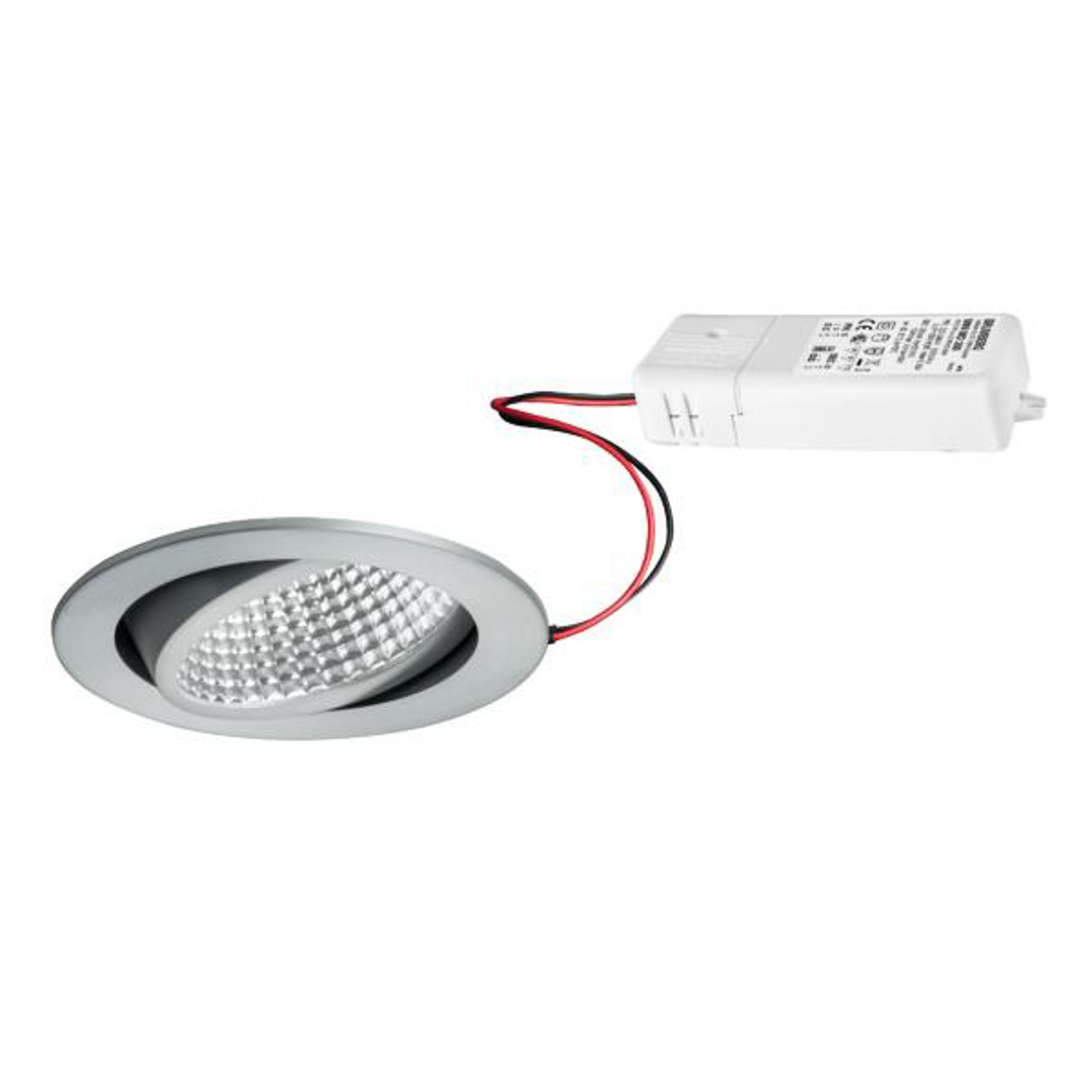 BRUMBERG Kerby-R spot encastré LED, 3 000 K, alu