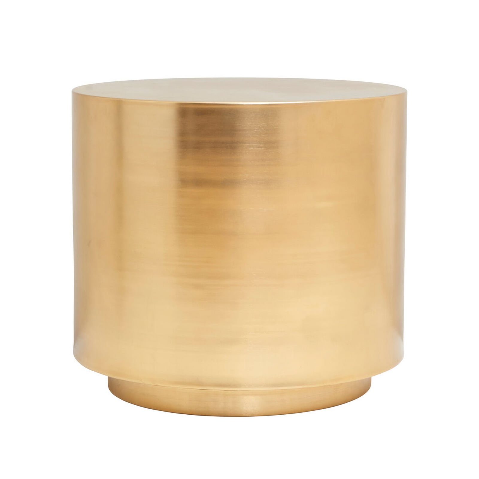 Tavolino HDStep color ottone, altezza 46 cm - House Doctor