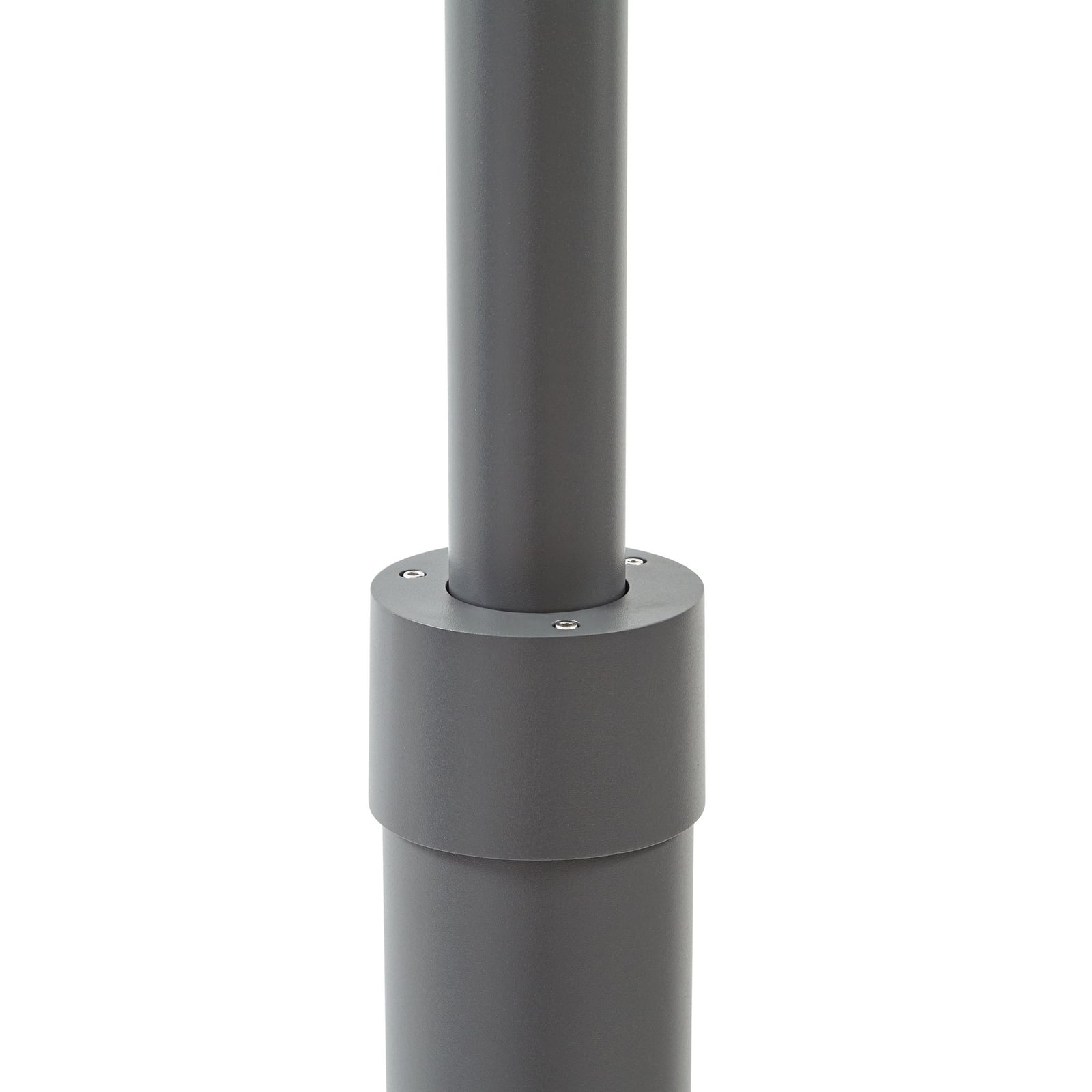 Tarasu LED vanjska svjetiljka, 250 cm, aluminij, siva, IP65 - Lucande