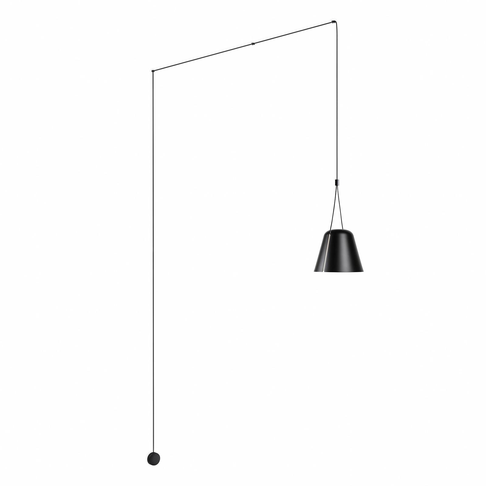 LEDS-C4 Attic hanglamp conisch decentraal zwart