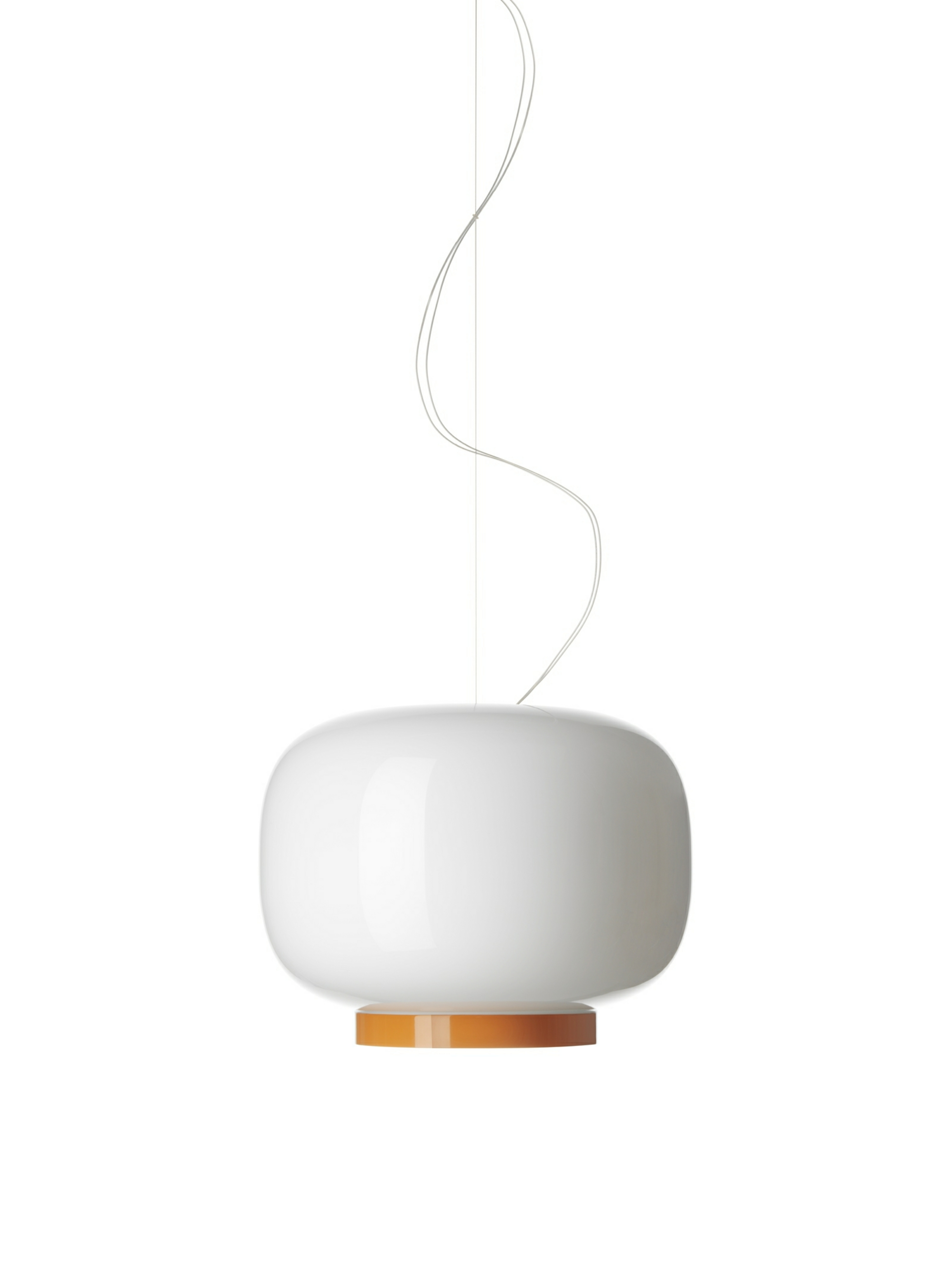 Chouchin 1 Reverse Hanglamp Wit/Oranje - Foscarini