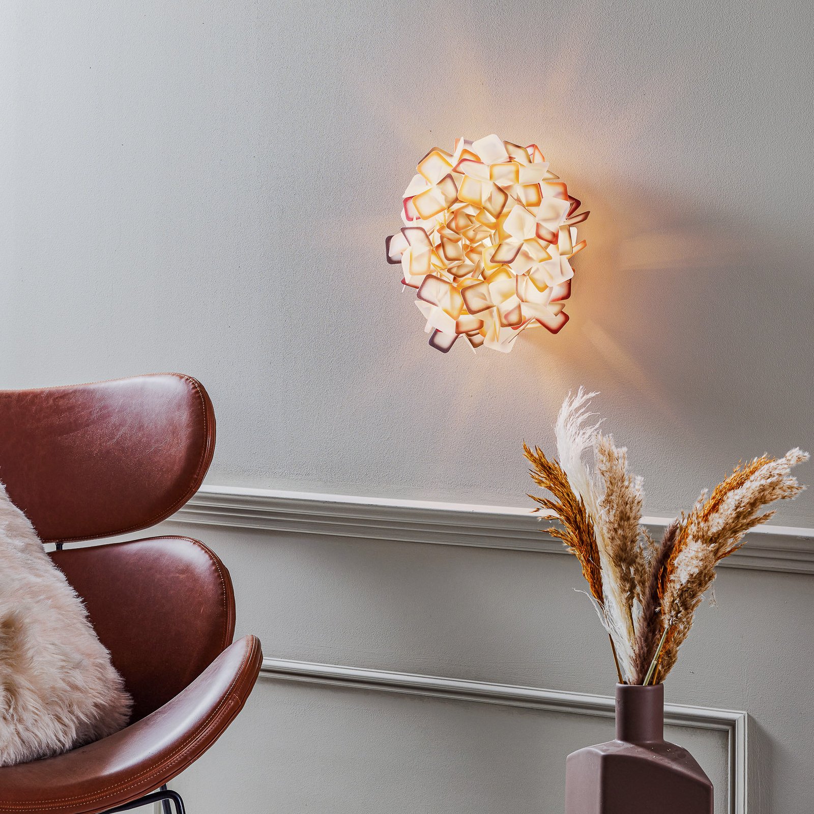 Clizia Stropna lampa/Zidna lampa Mini Narančasta - SLAMP