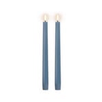 Taper LED-Kerze, blau, Höhe 25 cm, 2er-Set - Uyuni Lightning