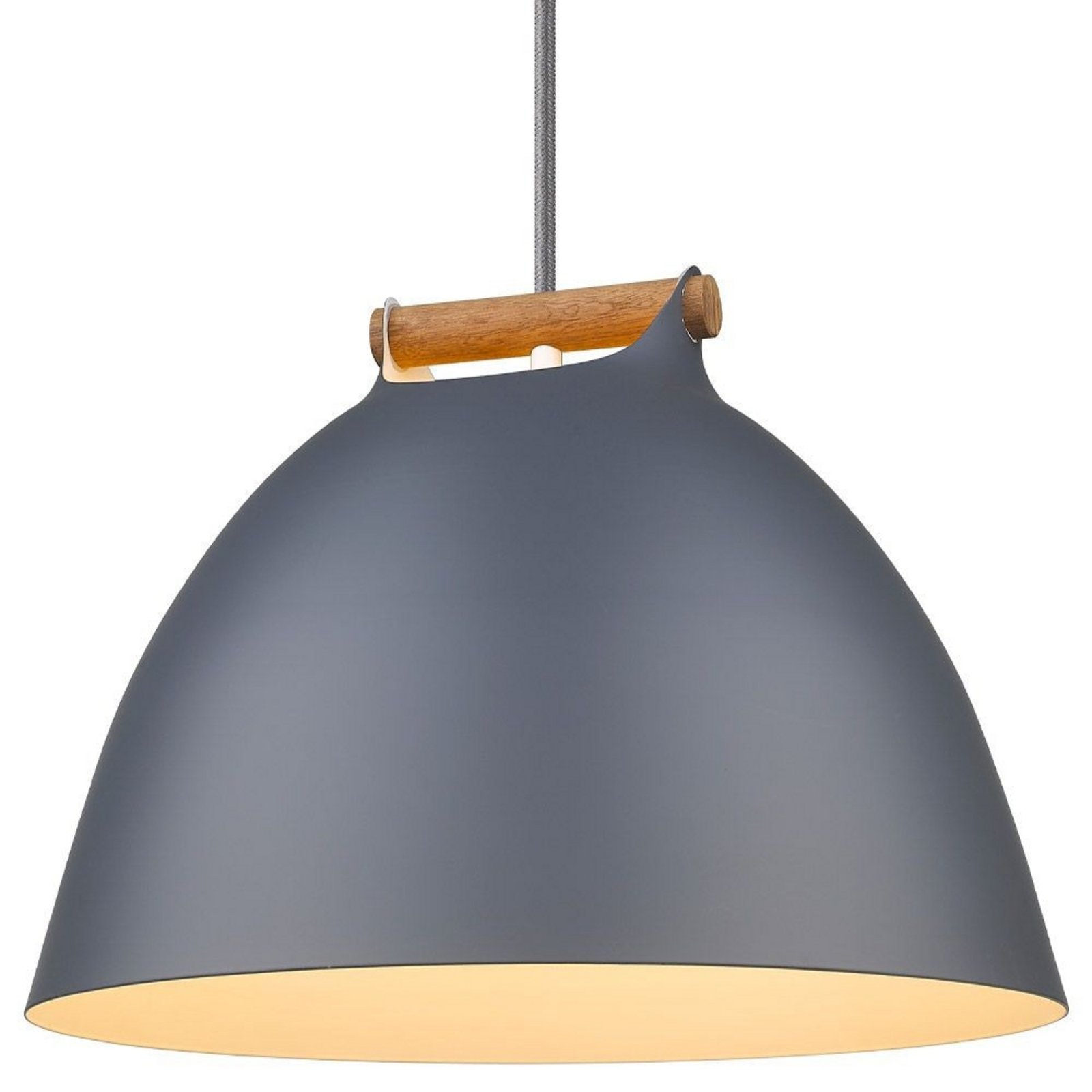 Århus Lustră Pendul Ø40 Grey/Wood - Halo Design