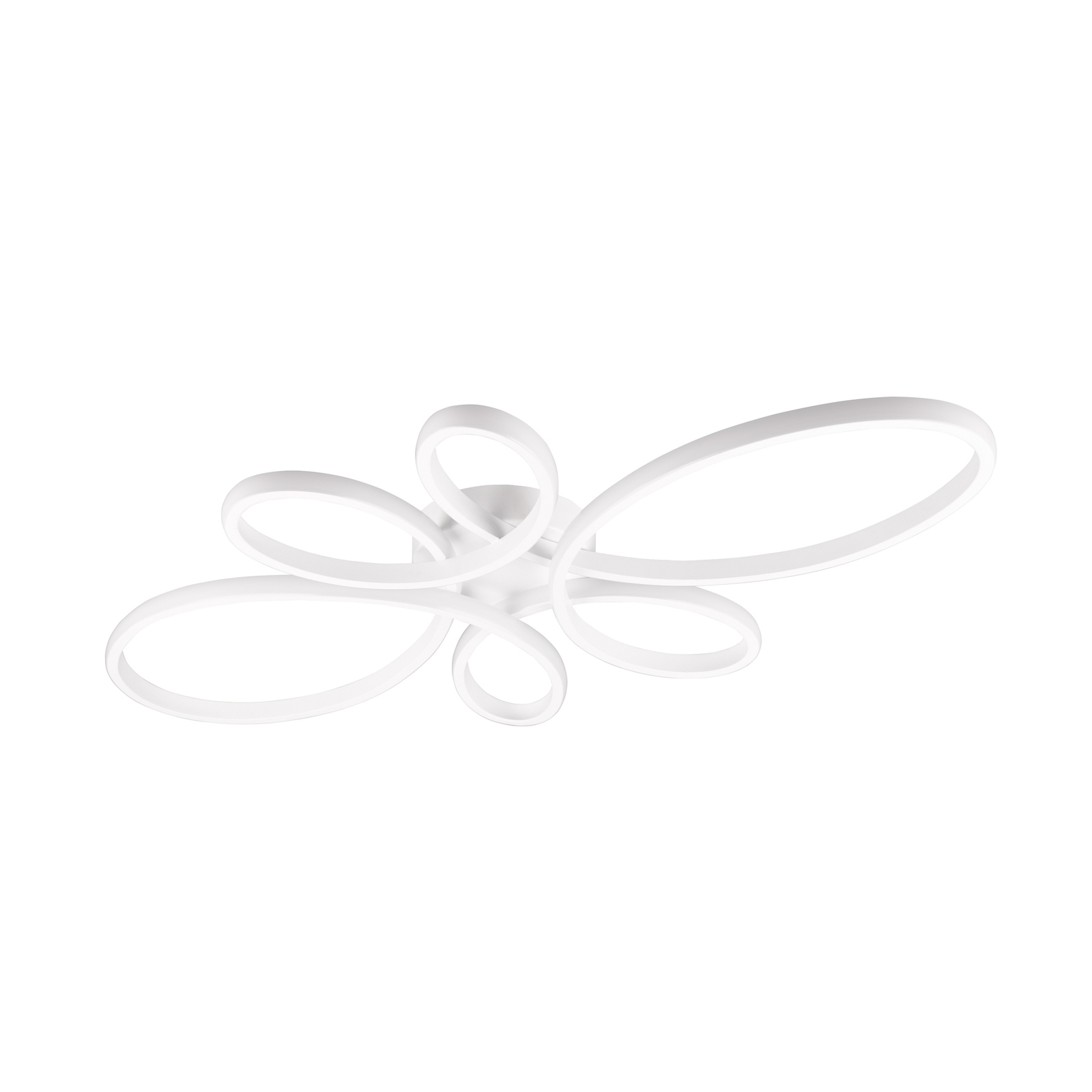 Plafoniera Fly LED, bianco opaco, 4.000 K, 83 cm x 45 cm