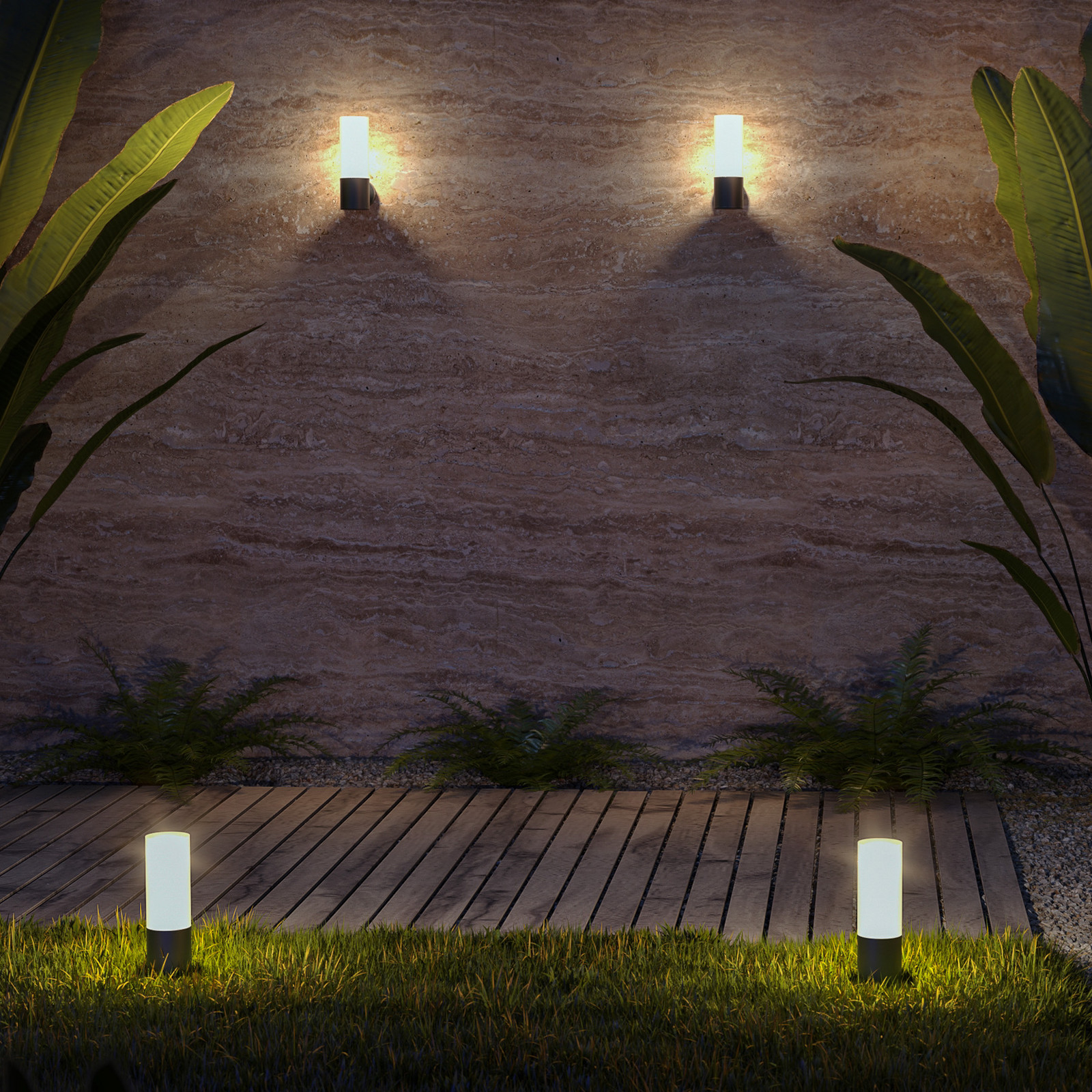 Maytoni Willis lampă cu postament gri