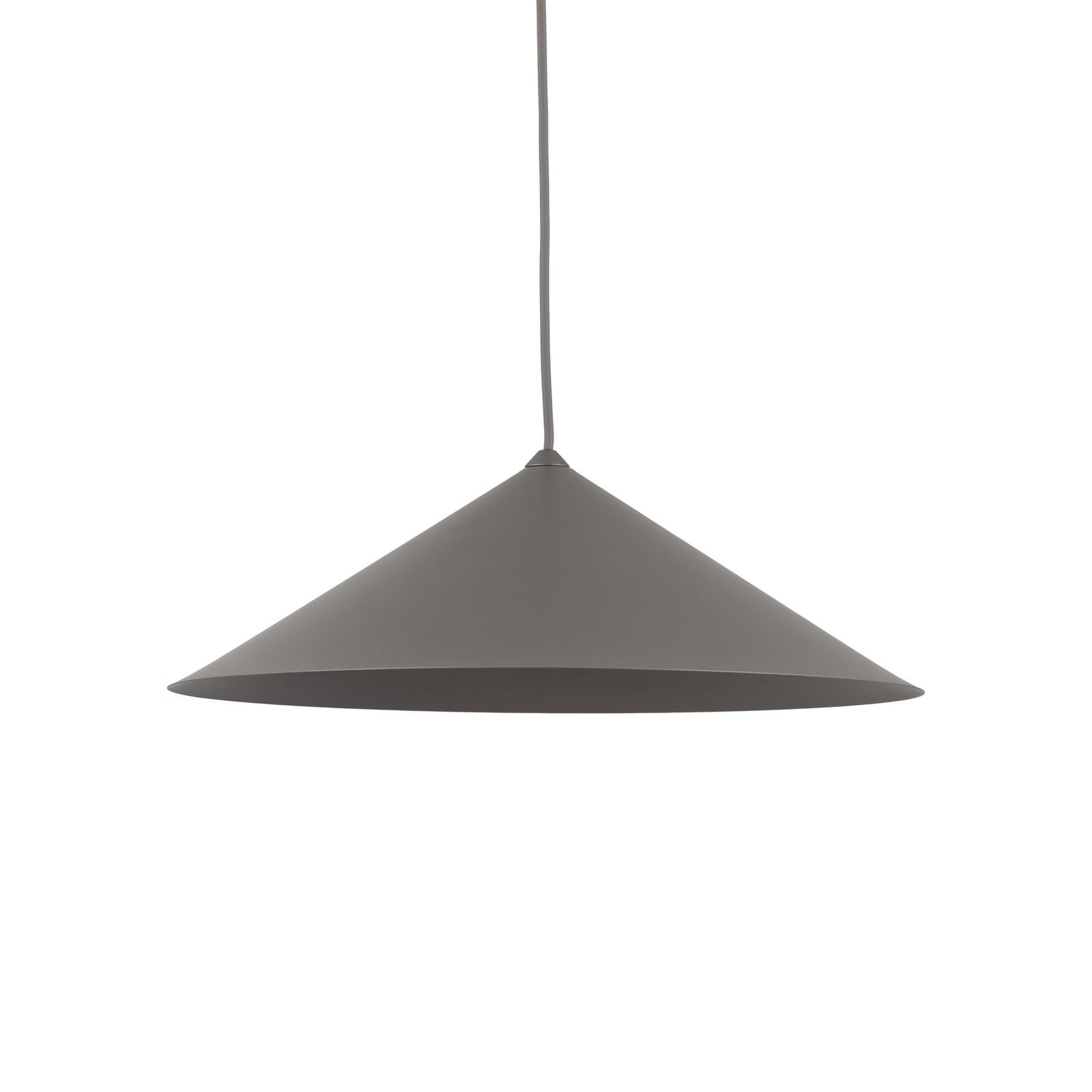 Závěsné světlo Lume L, hnědé, kov, Ø 40 cm, GX53