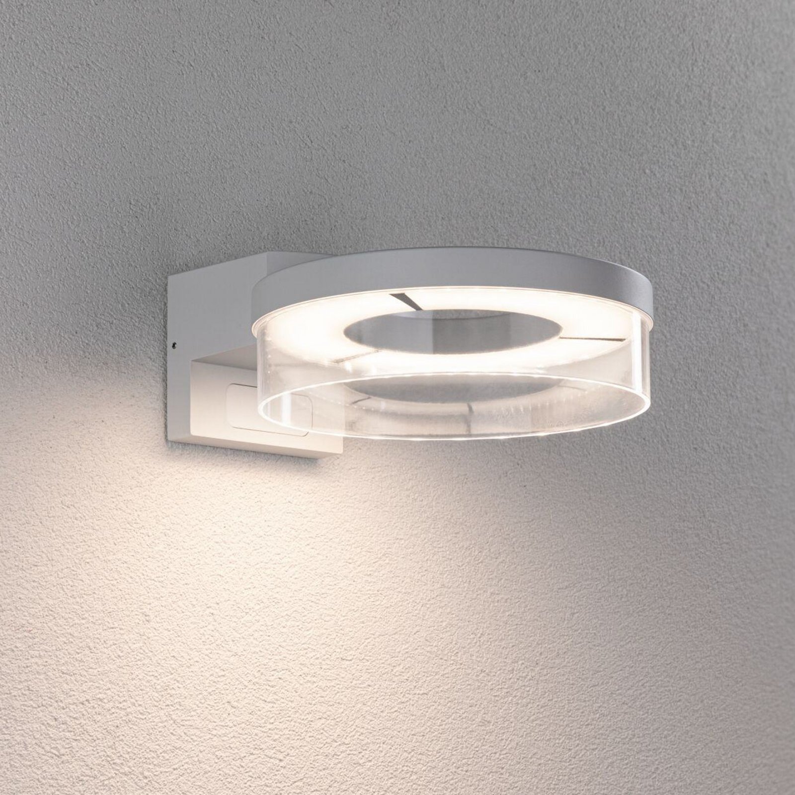 Capera Buiten Wandlamp met Sensor SWR Wit - Paulmann