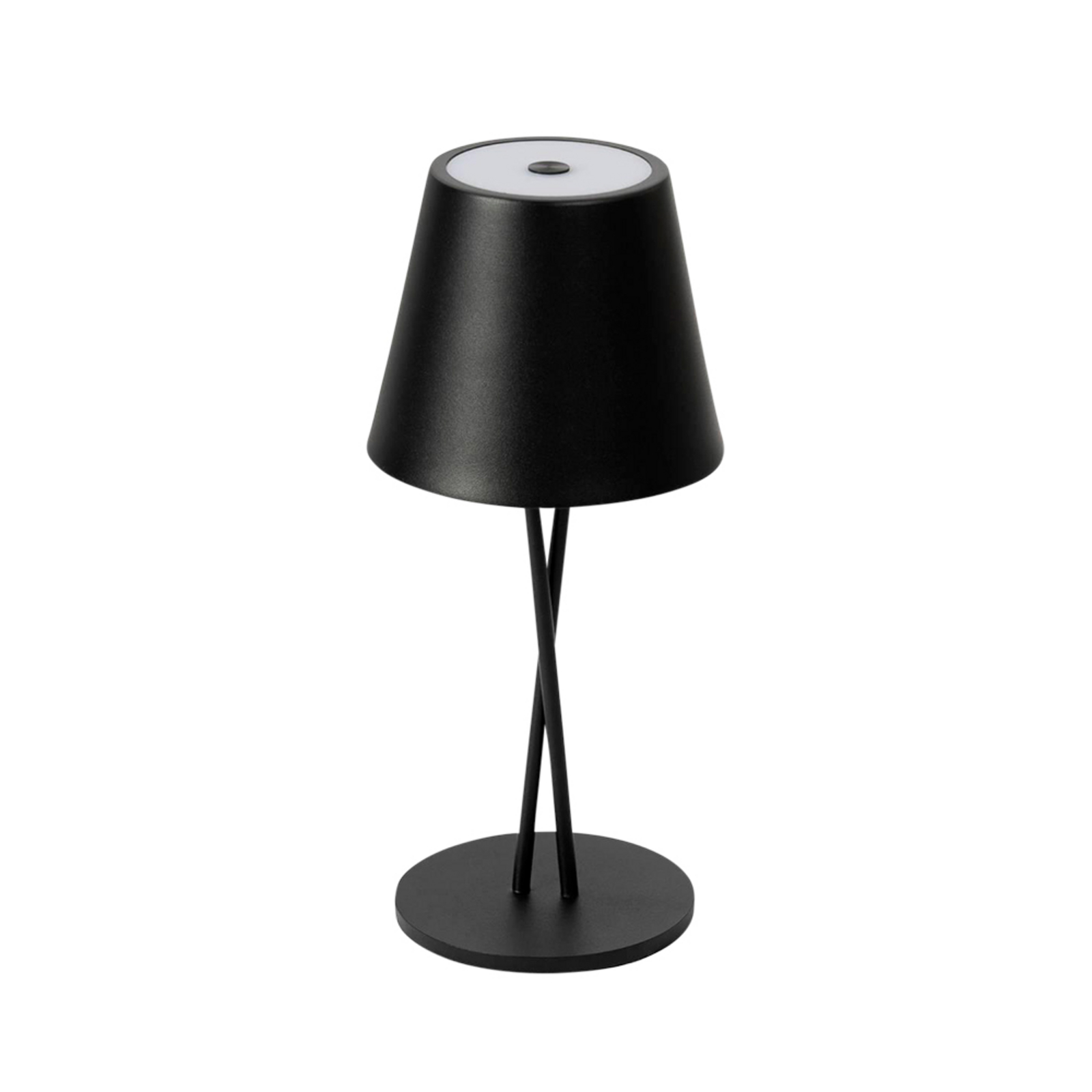 Janea Cross Portable Lampada da Tavolo Dim. IP54 Nero - Lindby