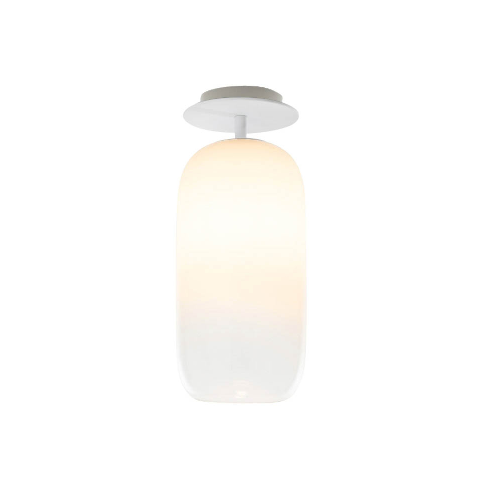 Artemide Gople Mini ceiling lamp, white/white