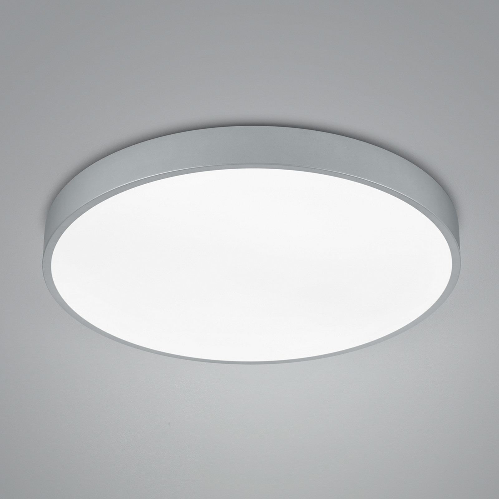 Trio Lighting Plafonieră cu LED Waco CCT Ø 495 cm titan - Camera de zi / sufragerie - Metal