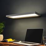 Applique LED da uffici Rick, grigio, bianco neutro
