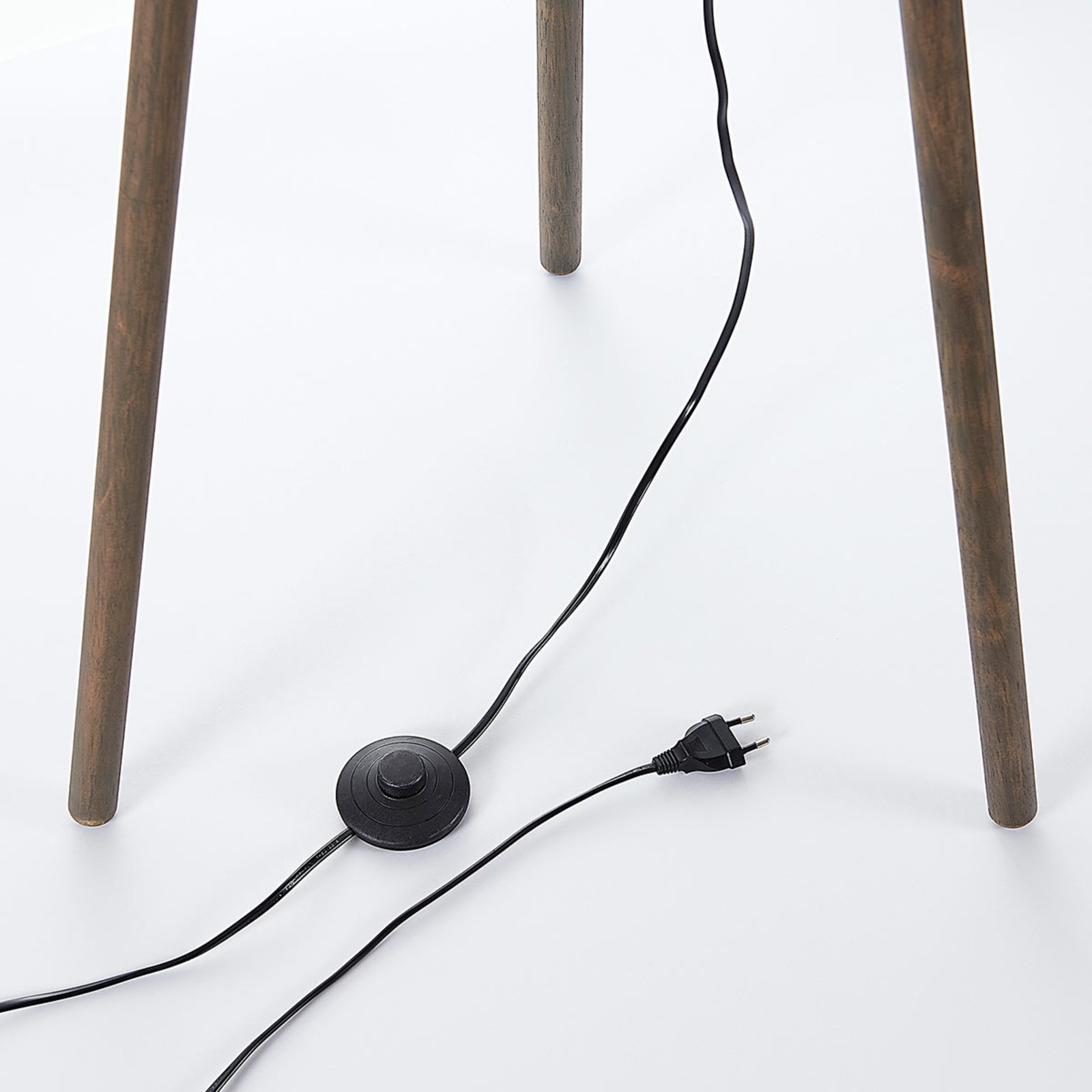 Majken Floor Lamp Dark Grey/Black - Lindby