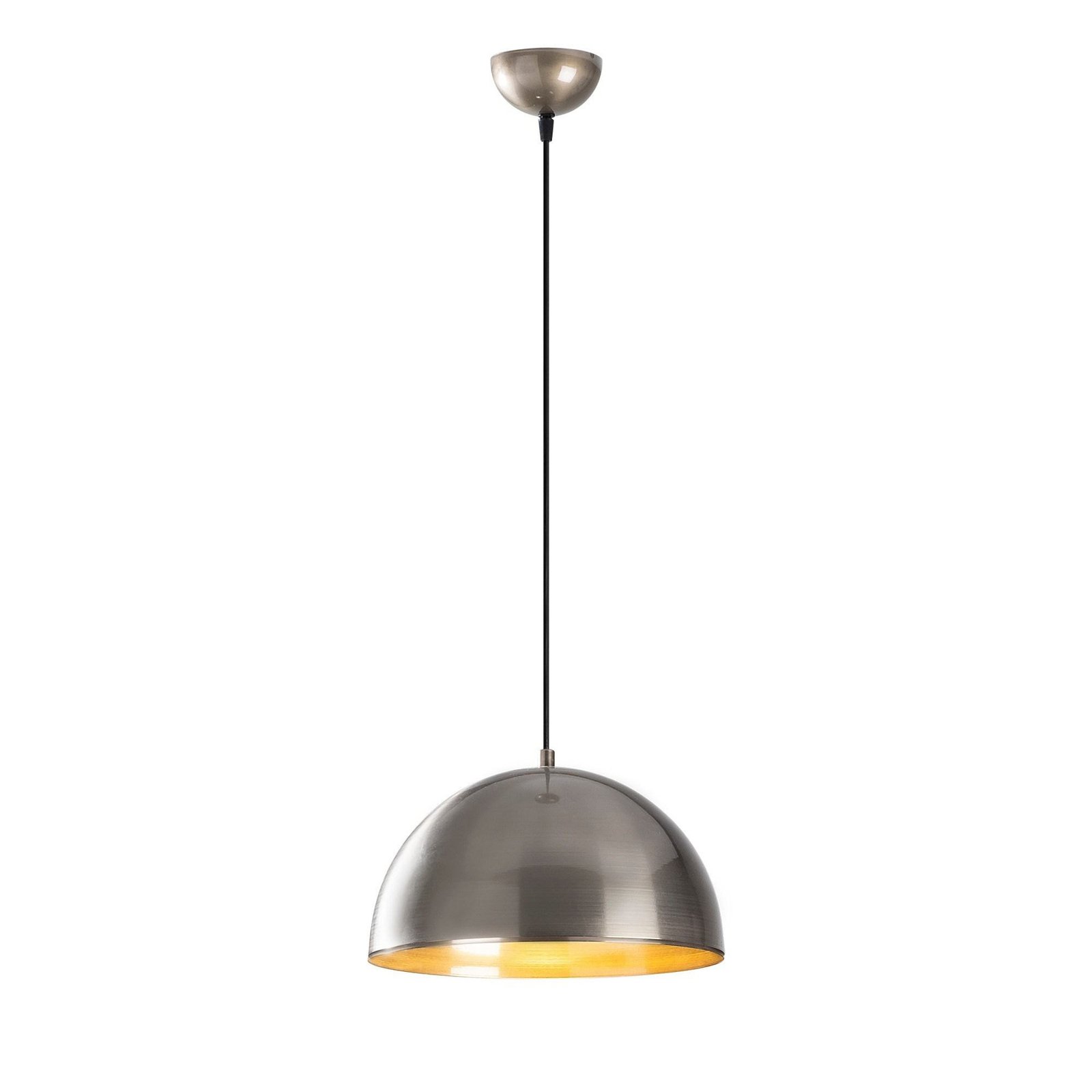 Lampada a sospensione Berceste 231-S, colore argento, metallo, Ø 30 cm