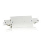 Eutrac I connector for recessed track, white