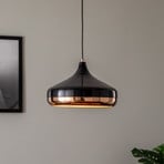 Lámpara colgante Yildo 253-S 1 luz Ø36cm negro/cobre