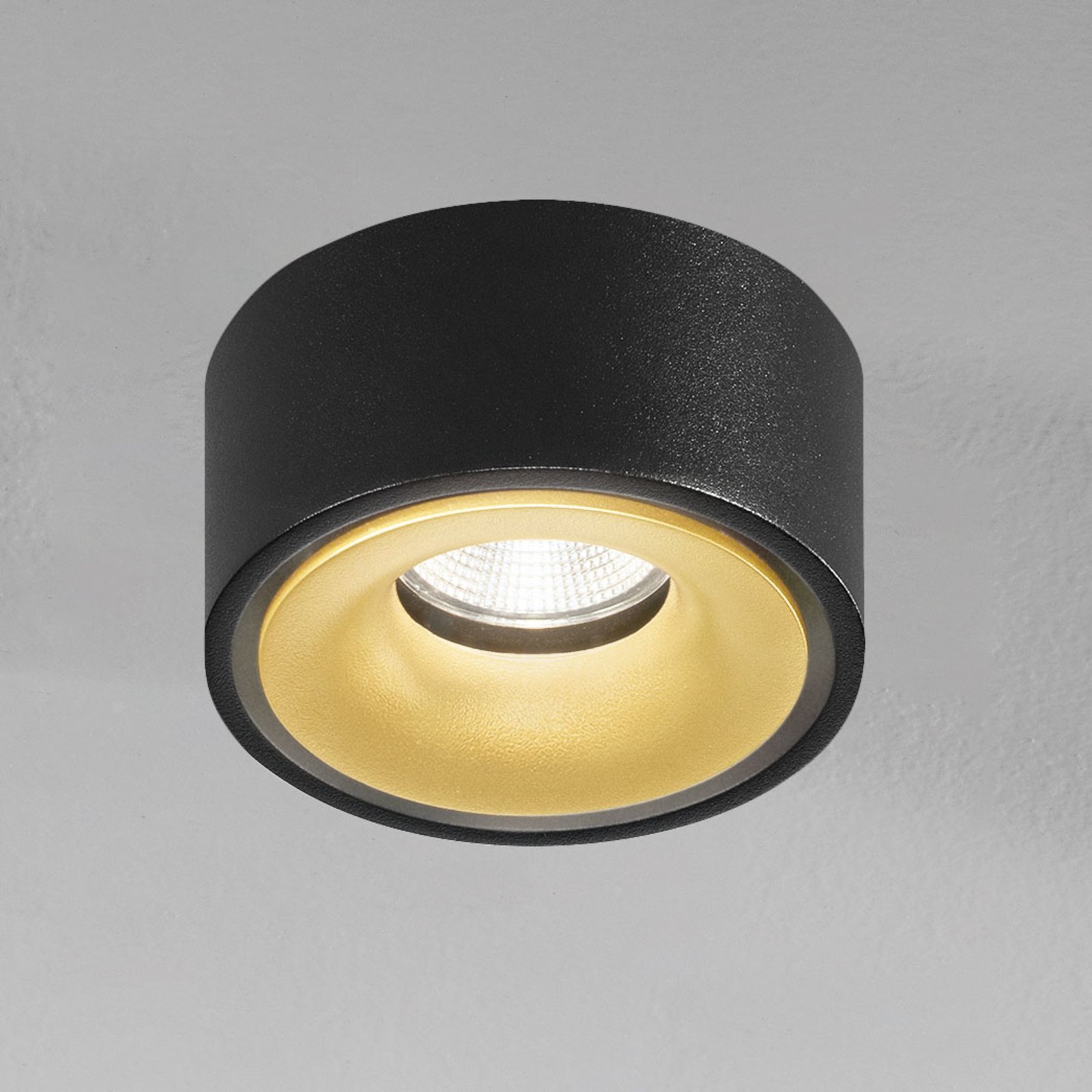 Egger DLS LED-Einbauspot Clippo EP, gold