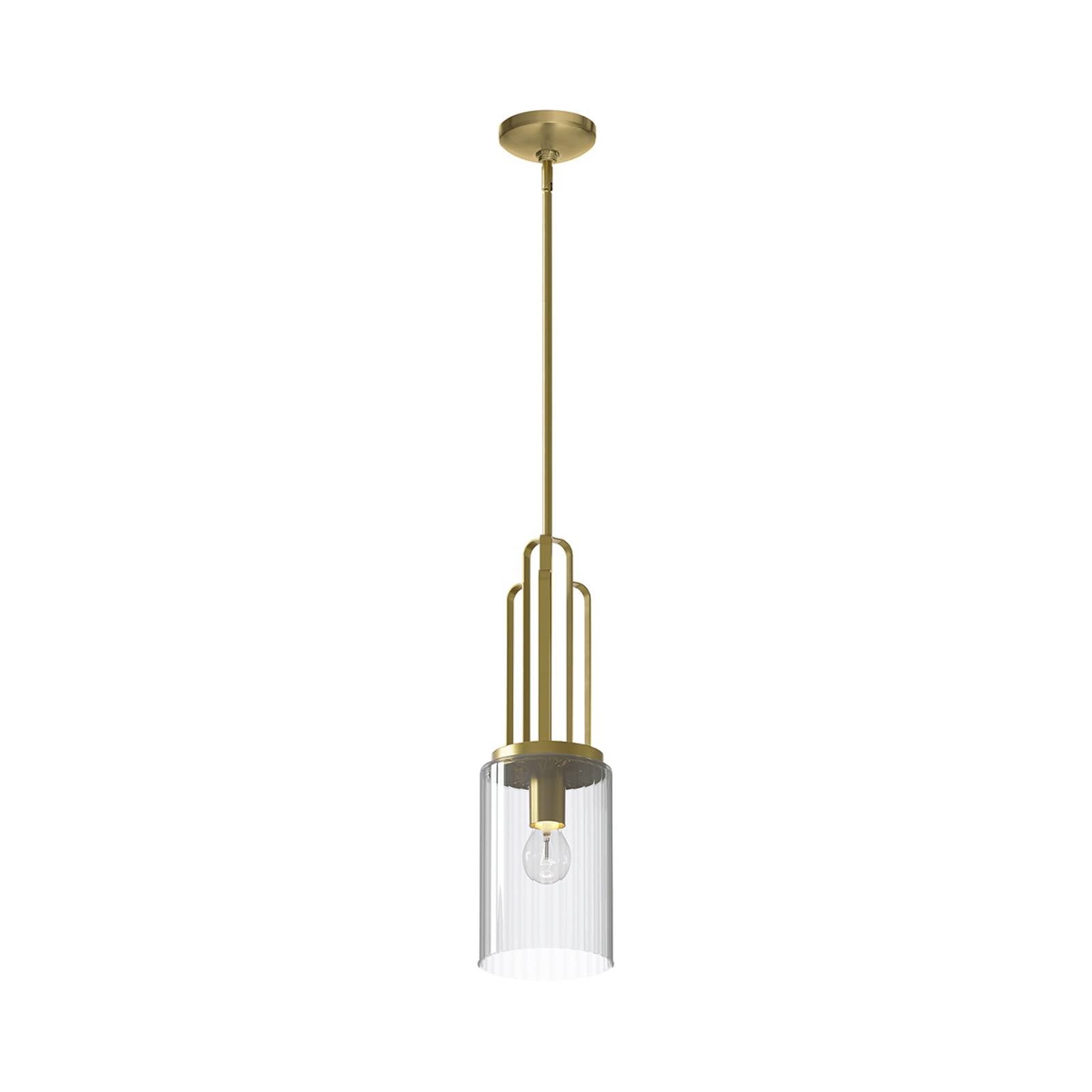Hängeleuchte Kimrose, 1-flammig, messing