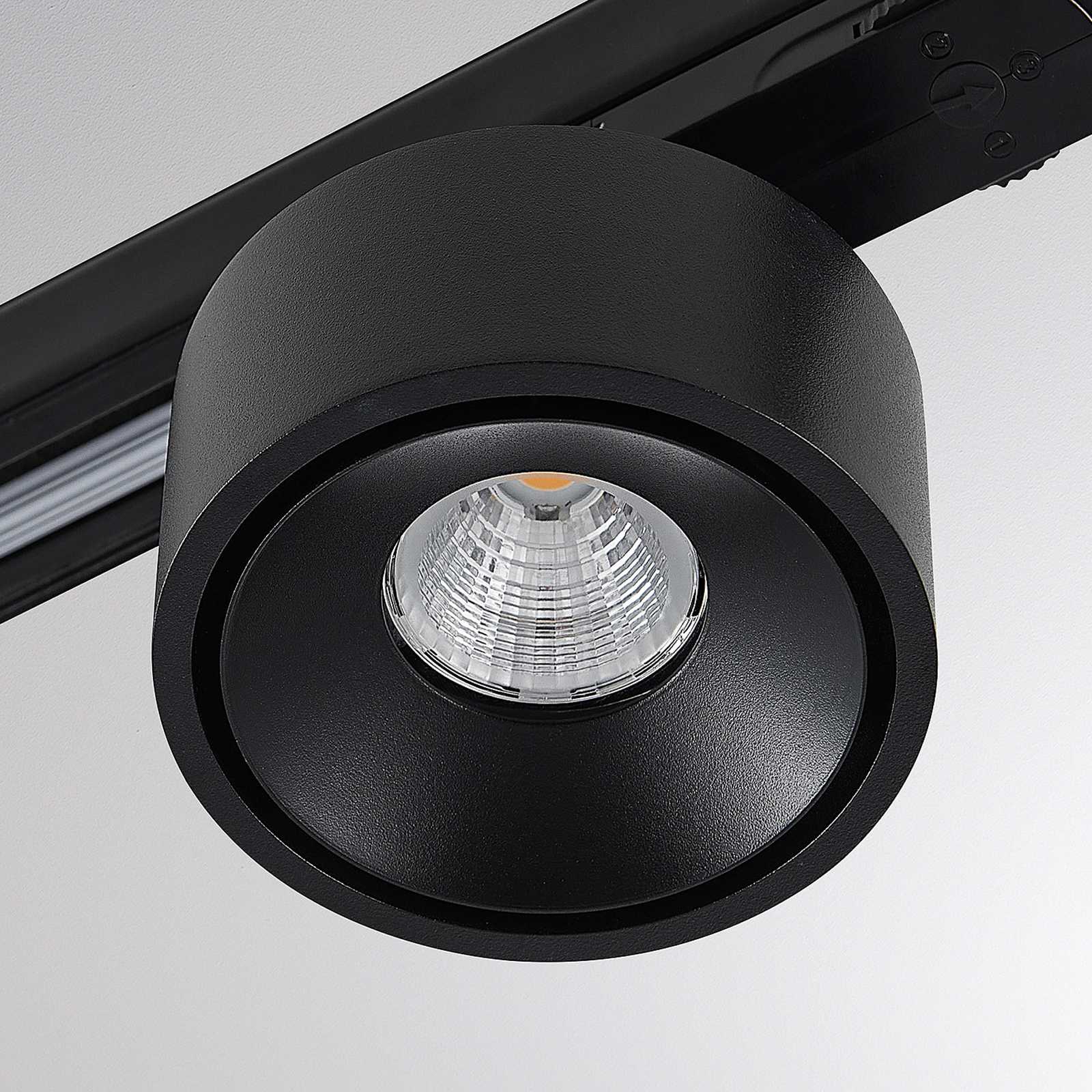 Molto Luce Projecteur LED triphasé sur rail Magis, noir, 830