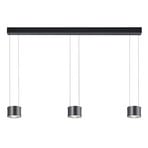 BANKAMP Impulse pendant 3flg. dimmable to warm anthracite