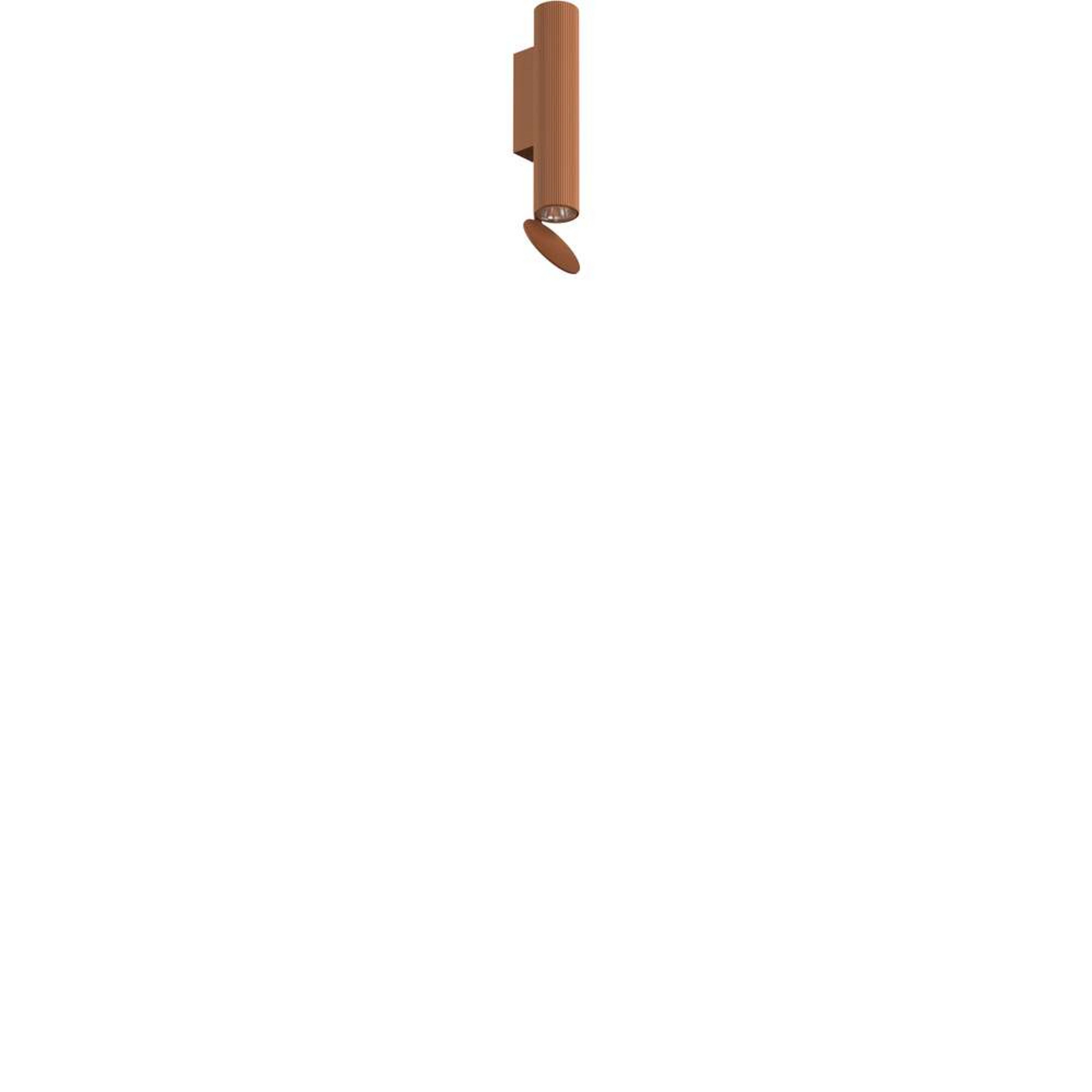 Flauta Riga Applique Murale H225 Anodized Copper - Flos