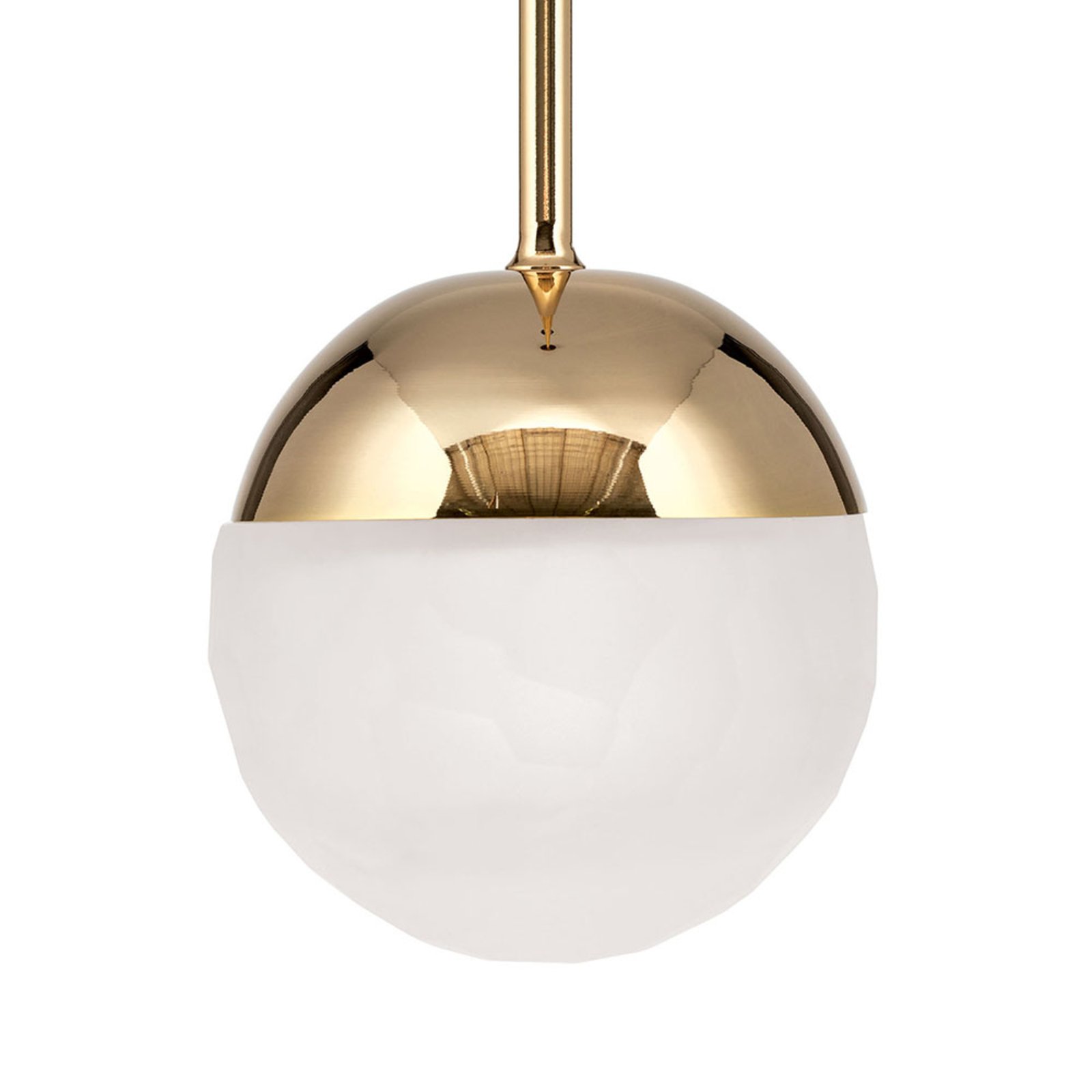 LED-riippuvalaisin Ball, yksilamppuinen, kulta