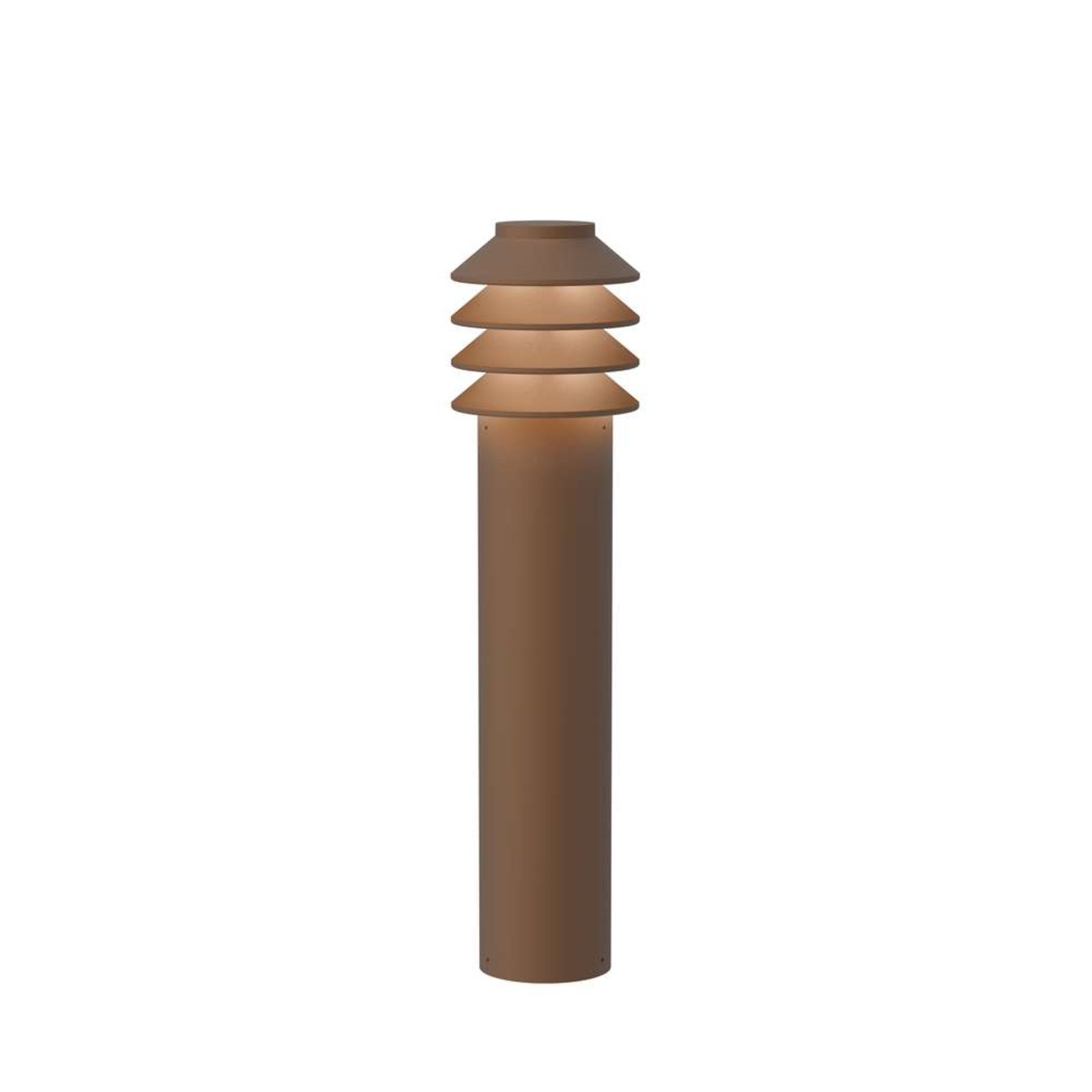 Bysted Garden LED Lampă de Grădină Long 2700K w/Spike + Connector Corten - Louis