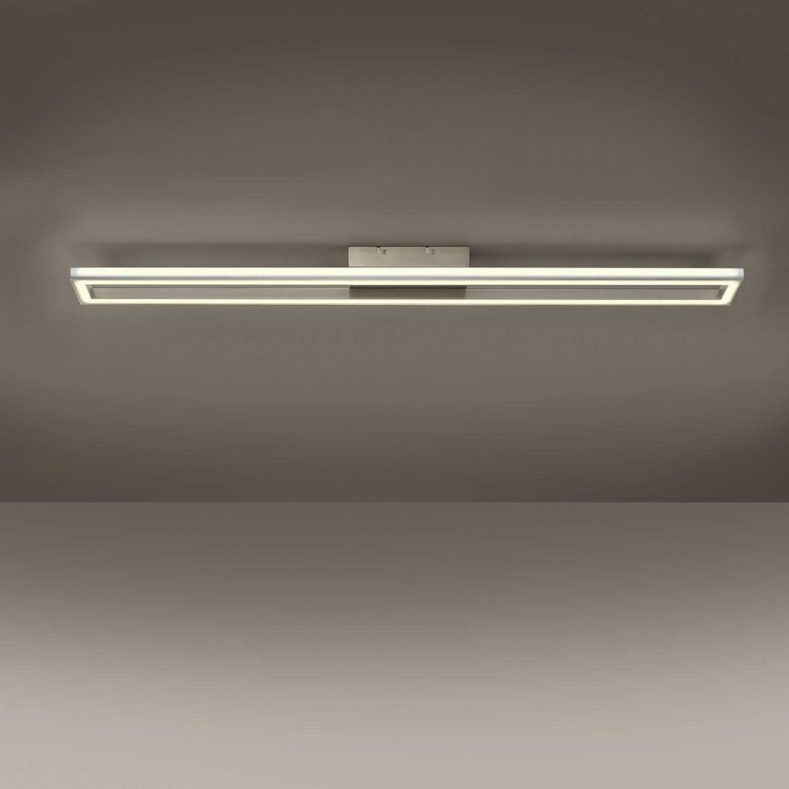 Paul Neuhaus Helix plafonieră LED dreptunghiulară - Camera de zi / sufragerie - modern - aluminiu alb - Metal