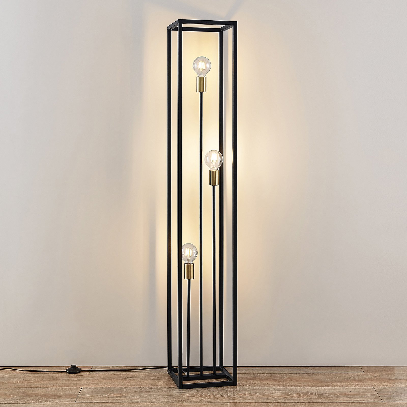 Tiliane Lampadaire Matt Black - Lindby