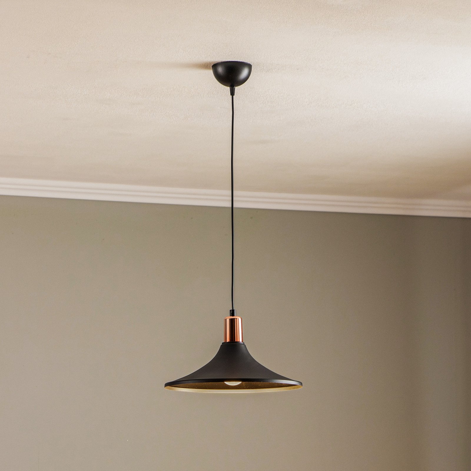 Avonni Lampă suspendată AV-4106-M28-BSY negru - Camera de zi / sufragerie - Metal