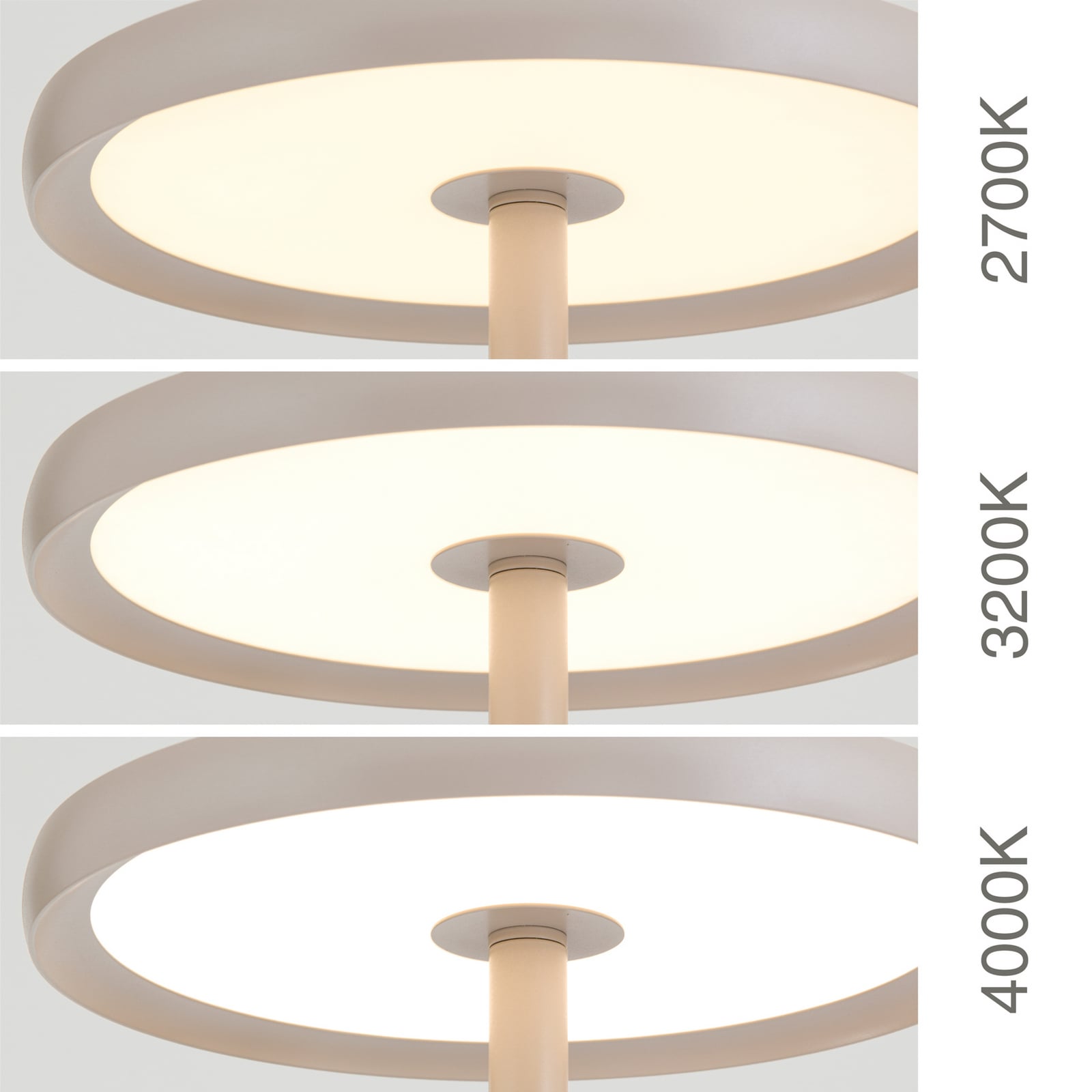 Lampadaire LED KANT, kaki, hauteur 185 cm, CCT, à intensité variable, haut/bas Lampadaire LED KANT, kaki, hauteur 185 cm, CCT, à intensité variable, haut/bas