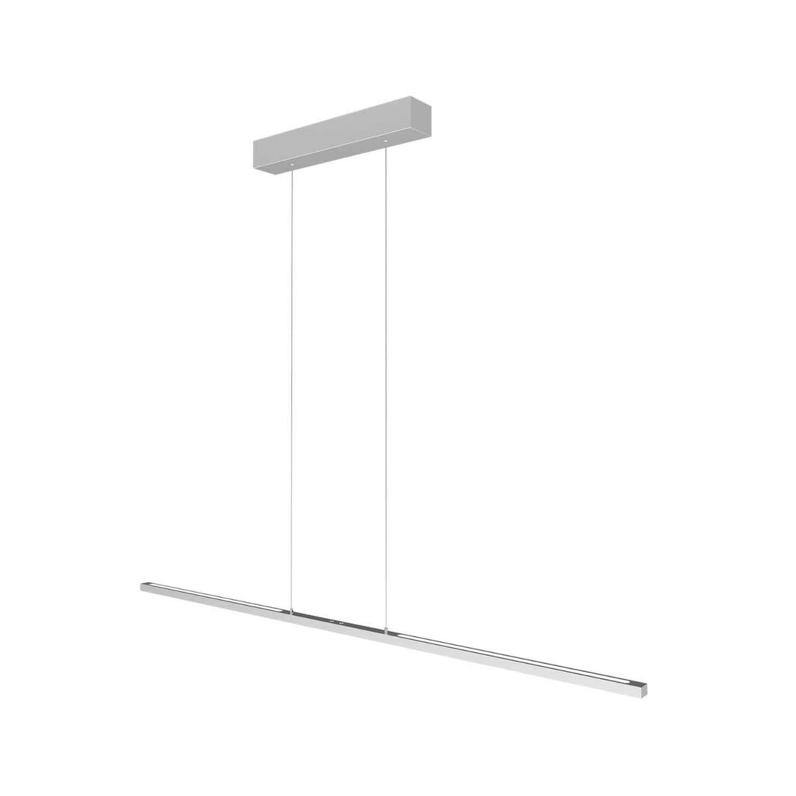 Hanglamp Bande, 155 cm, omhoog/omlaag, staal, CCT, dimmer