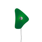 Foscarini Bit 4 wandlamp met glas-diffusor groen