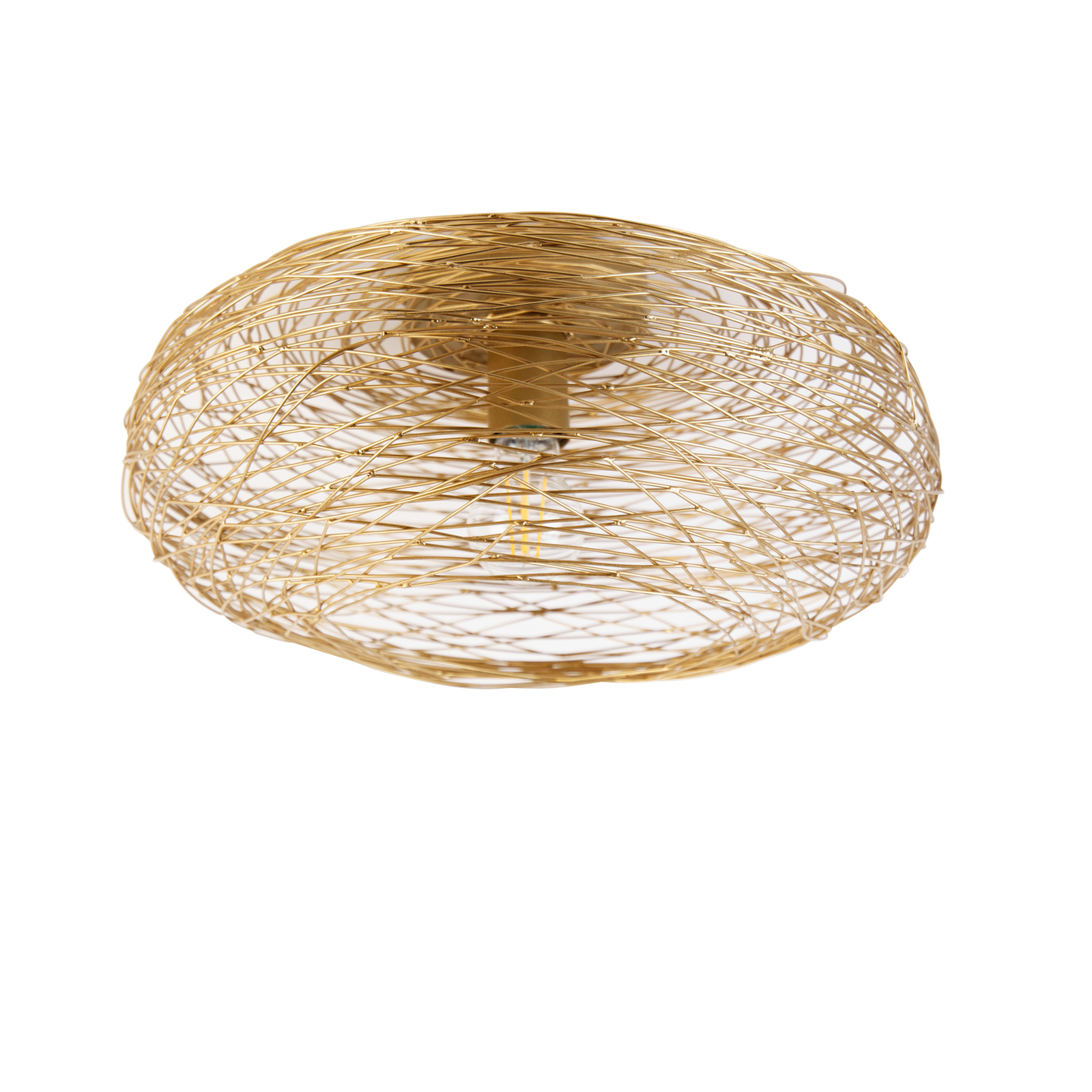 Lindby Kaviya loftslampe guld højde 22 cm