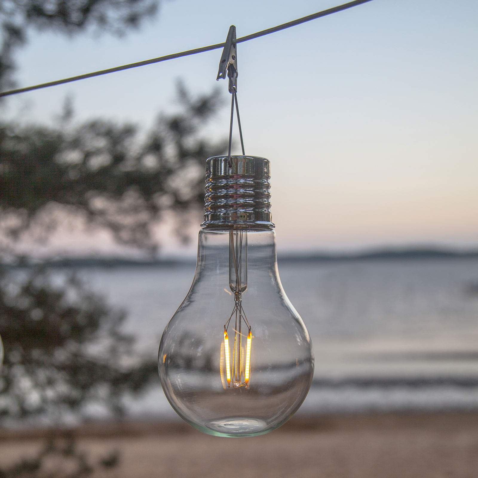Best Season Fille LED solar light, decorative light, glass, 0.12 W, H: 18 cm