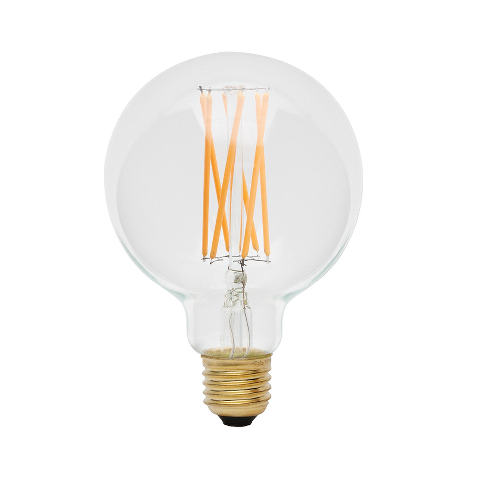Tala LED стъклена лампа G95 с нажежаема жичка прозрачна E27 6W 2200K 480lm