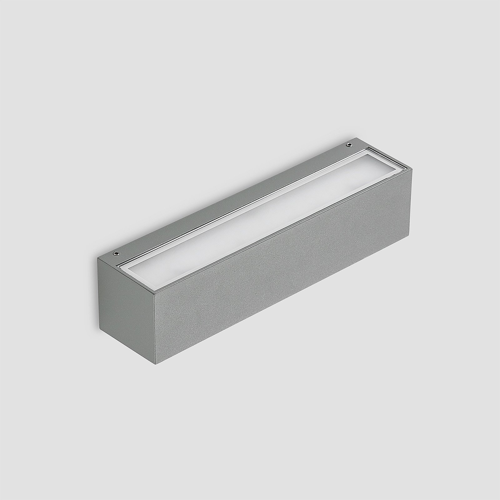 Lengo LED All'aperto Applique da Parete Up/Down L25 Argento - Lucande
