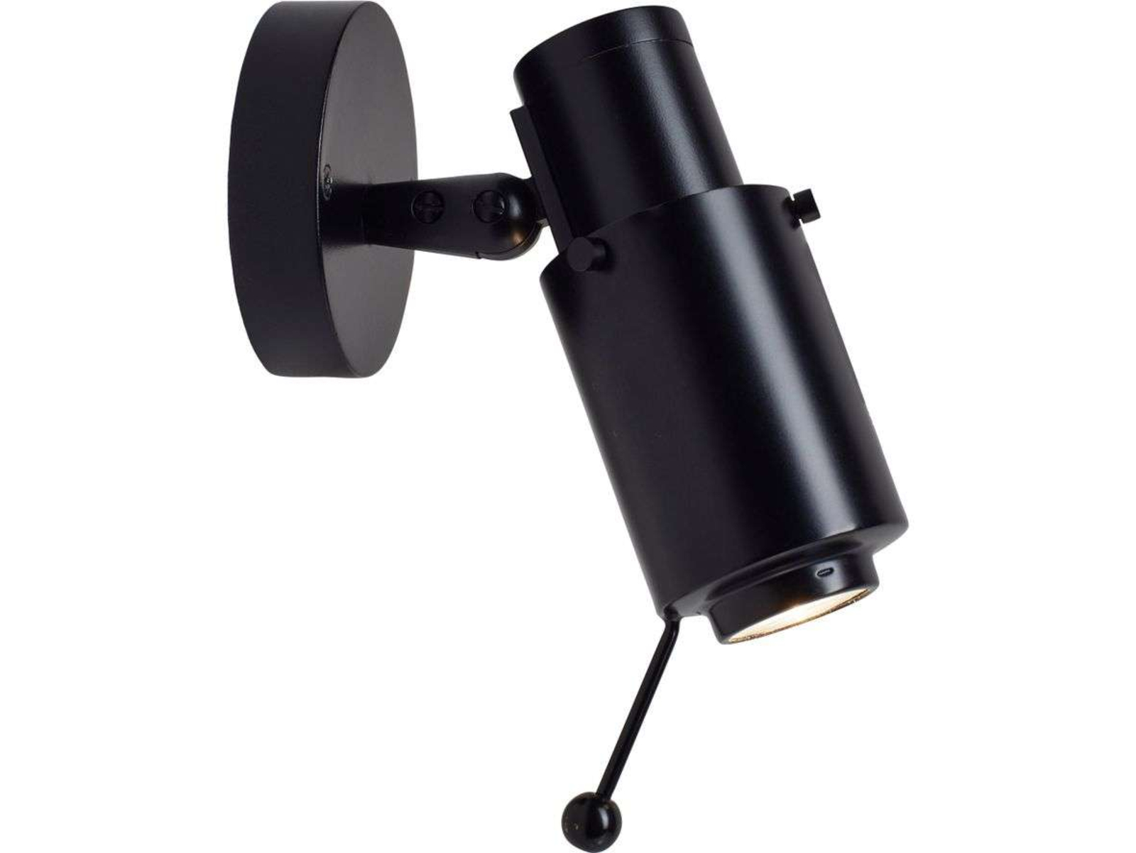 Biny Spot LED con Brazo Negro/Negro - DCW