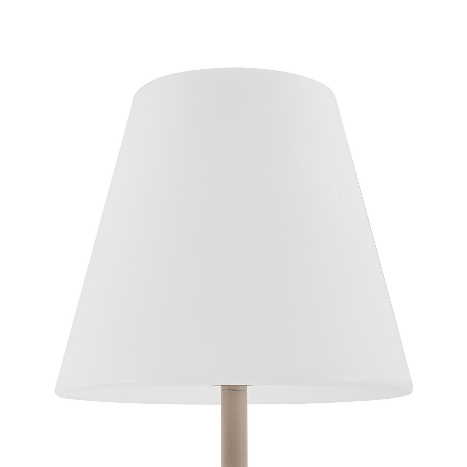 Lucande luminaire de terrasse Jaimy, beige, métal, 150 cm, E27